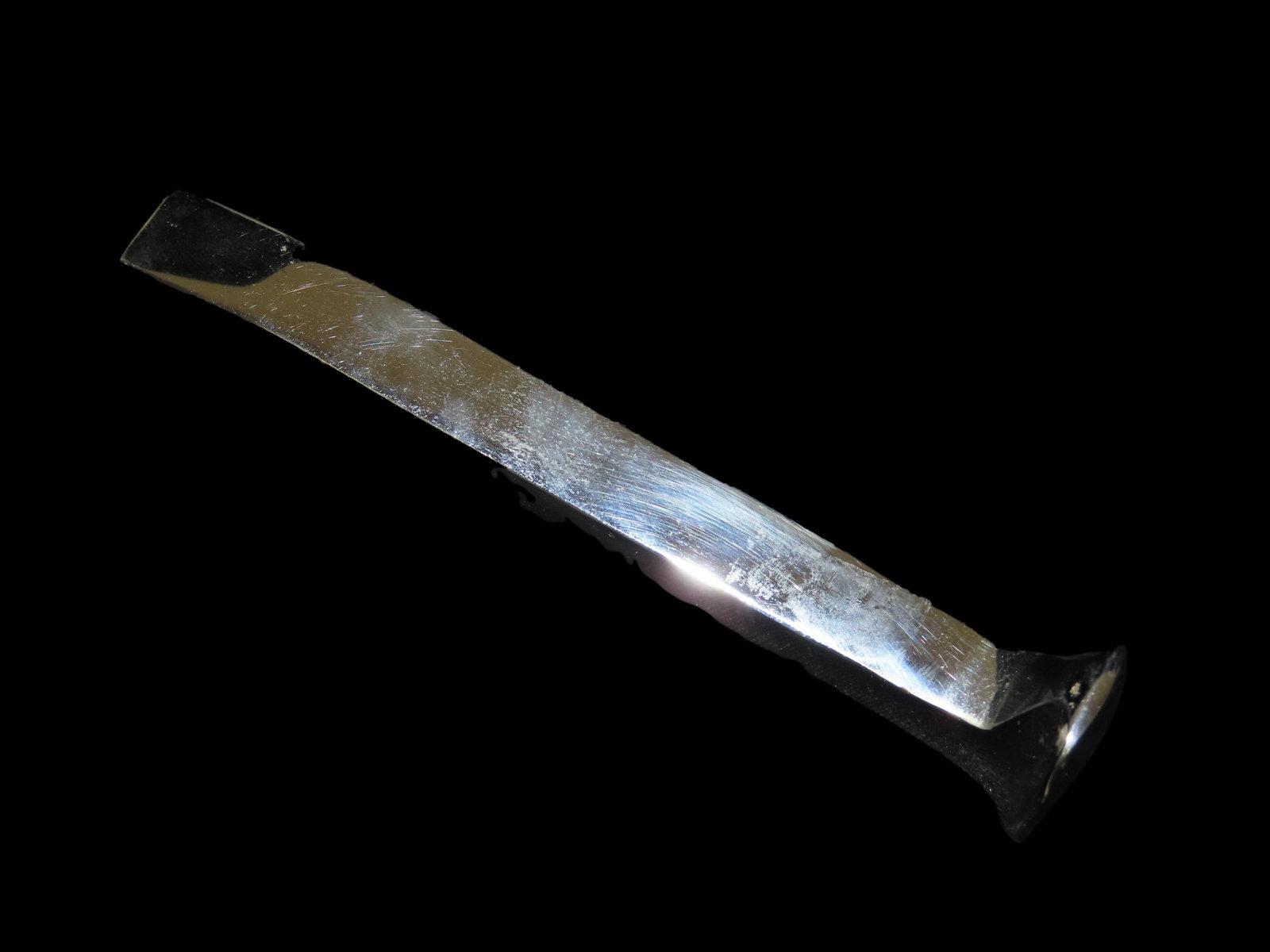 Vintage Chrome Plate Railroad Spike: Vintage Chrome Plate Railroad Spike