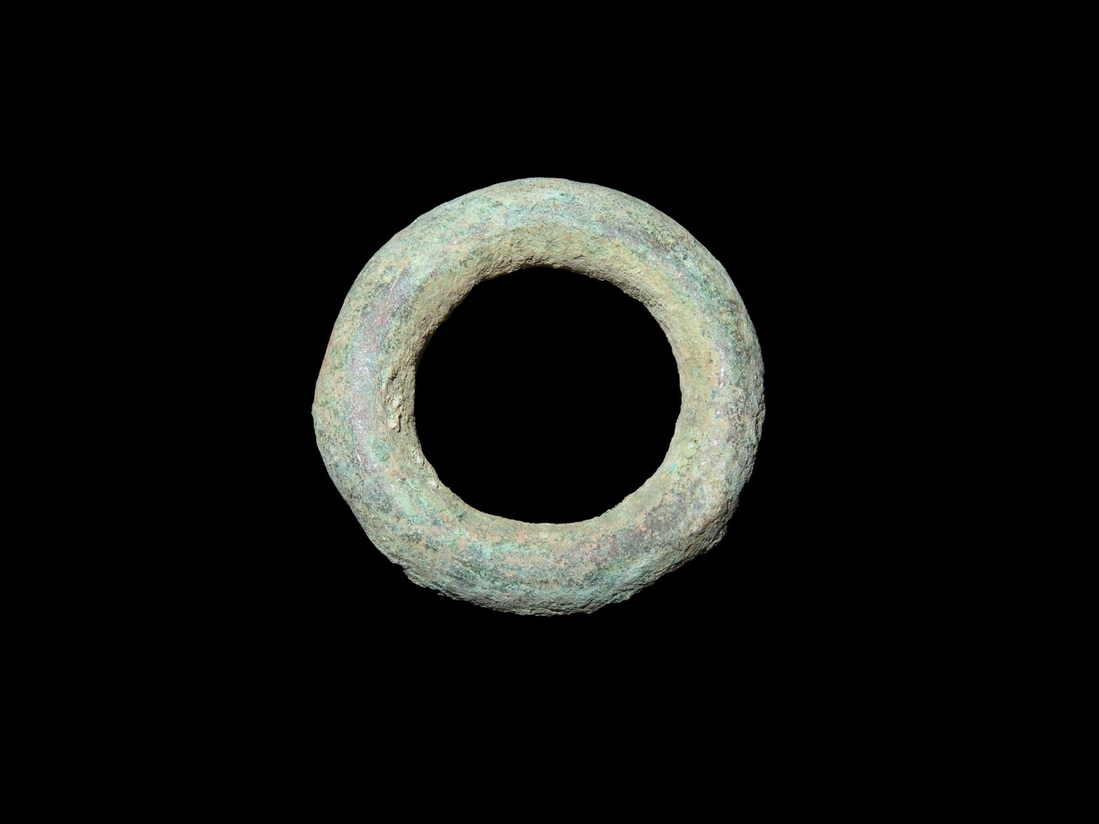 Rare African Bronze, Yoruba "Manilla" Currency Ring, Nigeria, 17th - 19tth Century: Rare African Bronze, Yoruba "Manilla" Currency Ring, Nigeria, 17th - 19tth Century
