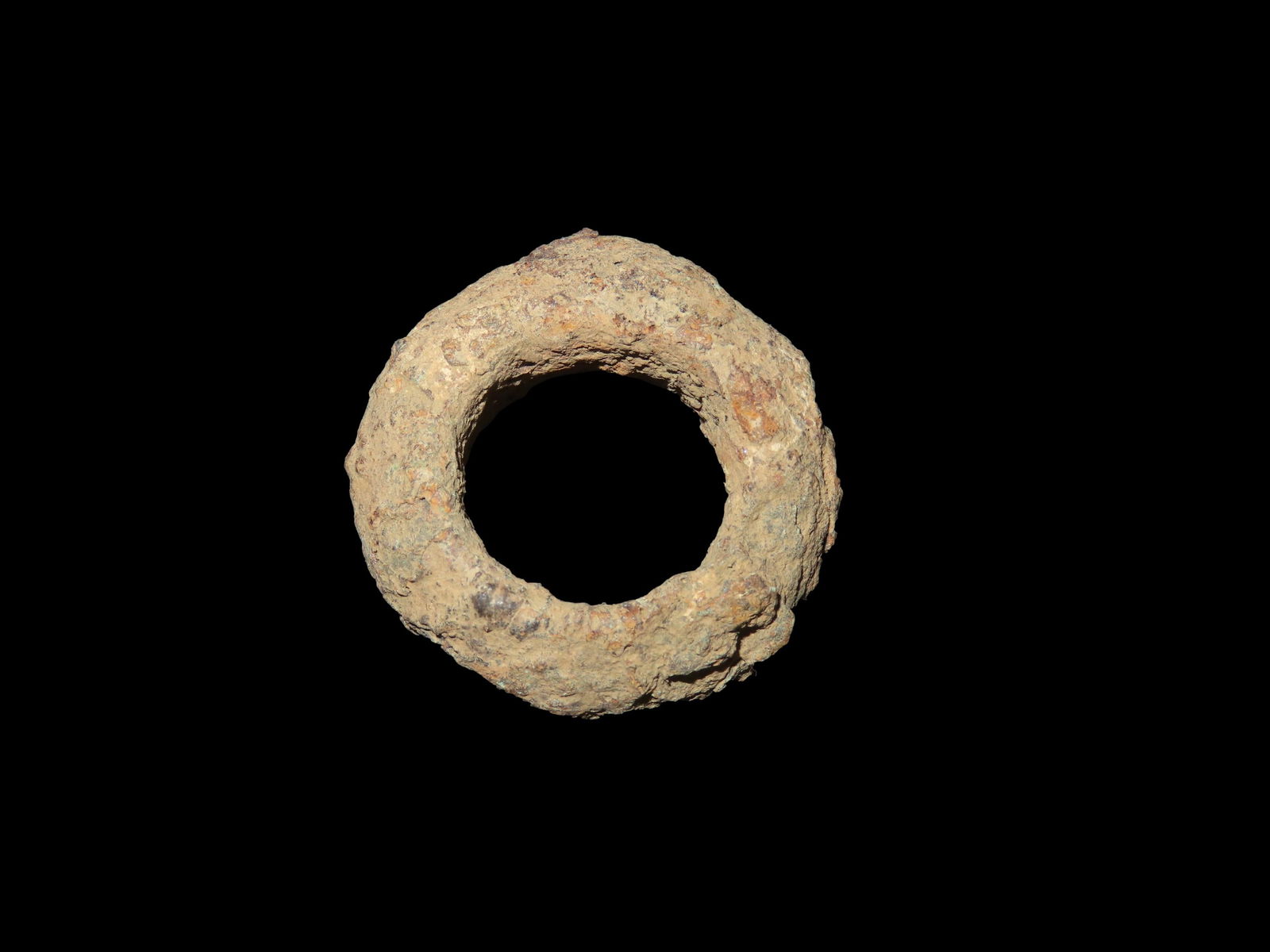 Rare African Iron Yoruba 'Manilla' Currency Ring, Nigeria, 17th-19th c.: Rare African Iron Yoruba 'Manilla' Currency Ring, Nigeria, 17th-19th c.