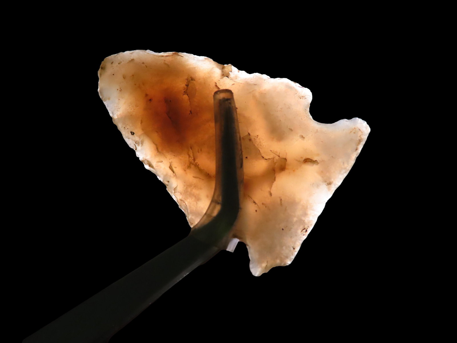 1 7/8" Side Notch, Translucent Agate, Colorado, Ex. Walt McIntyre: 1 7/8" Side Notch, Translucent Agate, Colorado, Ex. Walt McIntyre