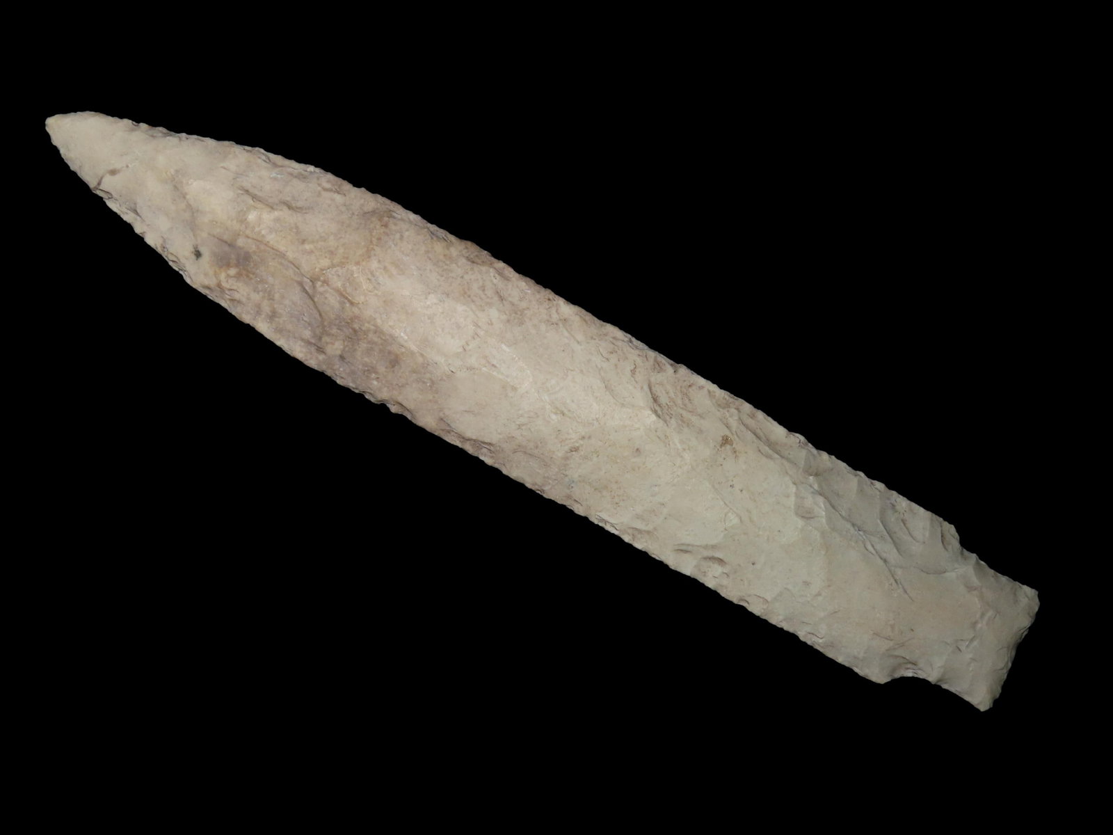 Outstanding 8 5/8" Etley, St. Charles Co. Missouri, Dickey & Motley COA. Huge Classic Example, Well: Outstanding 8 5/8" Etley, St. Charles Co. Missouri, Dickey & Motley COA. Huge Classic Example, Well Flaked with Great two sided Patina.