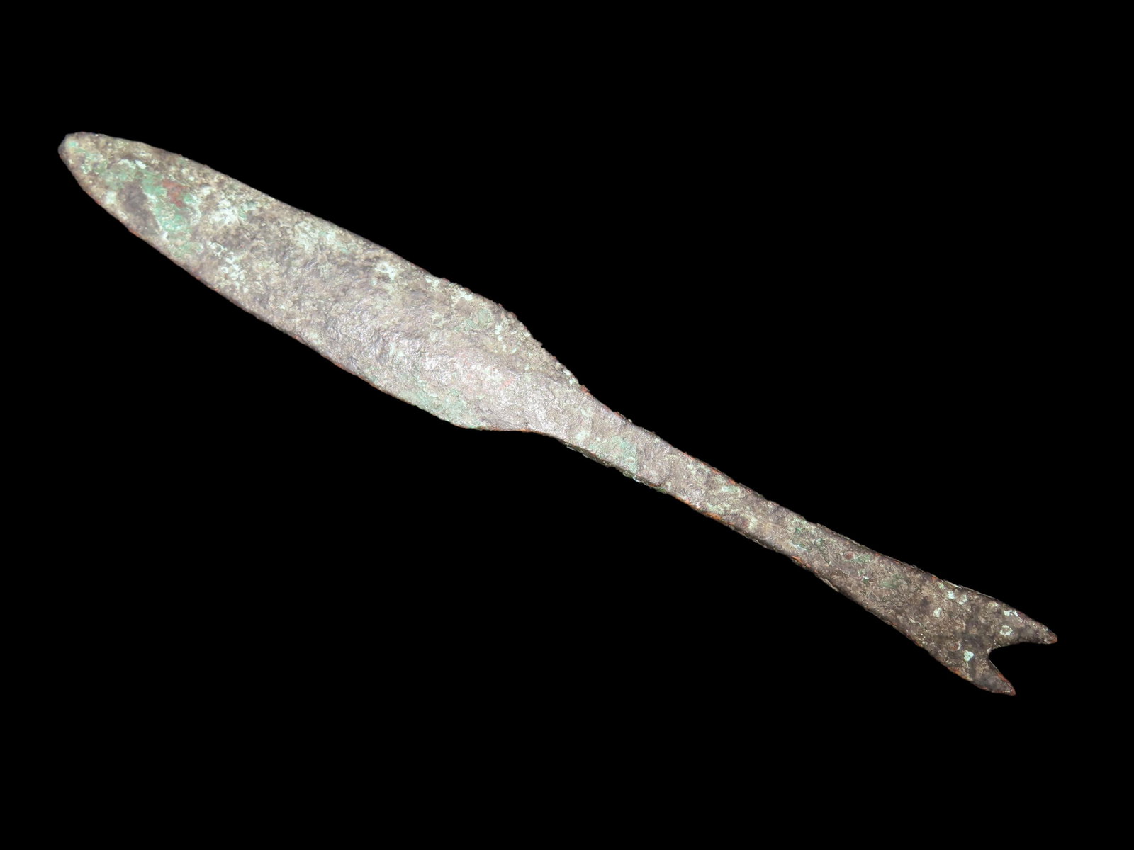 8" Fishtail Copper Spear, Waukesha Co. Wisconsin. Motley COA. Amazing large example with great (1 of 9)