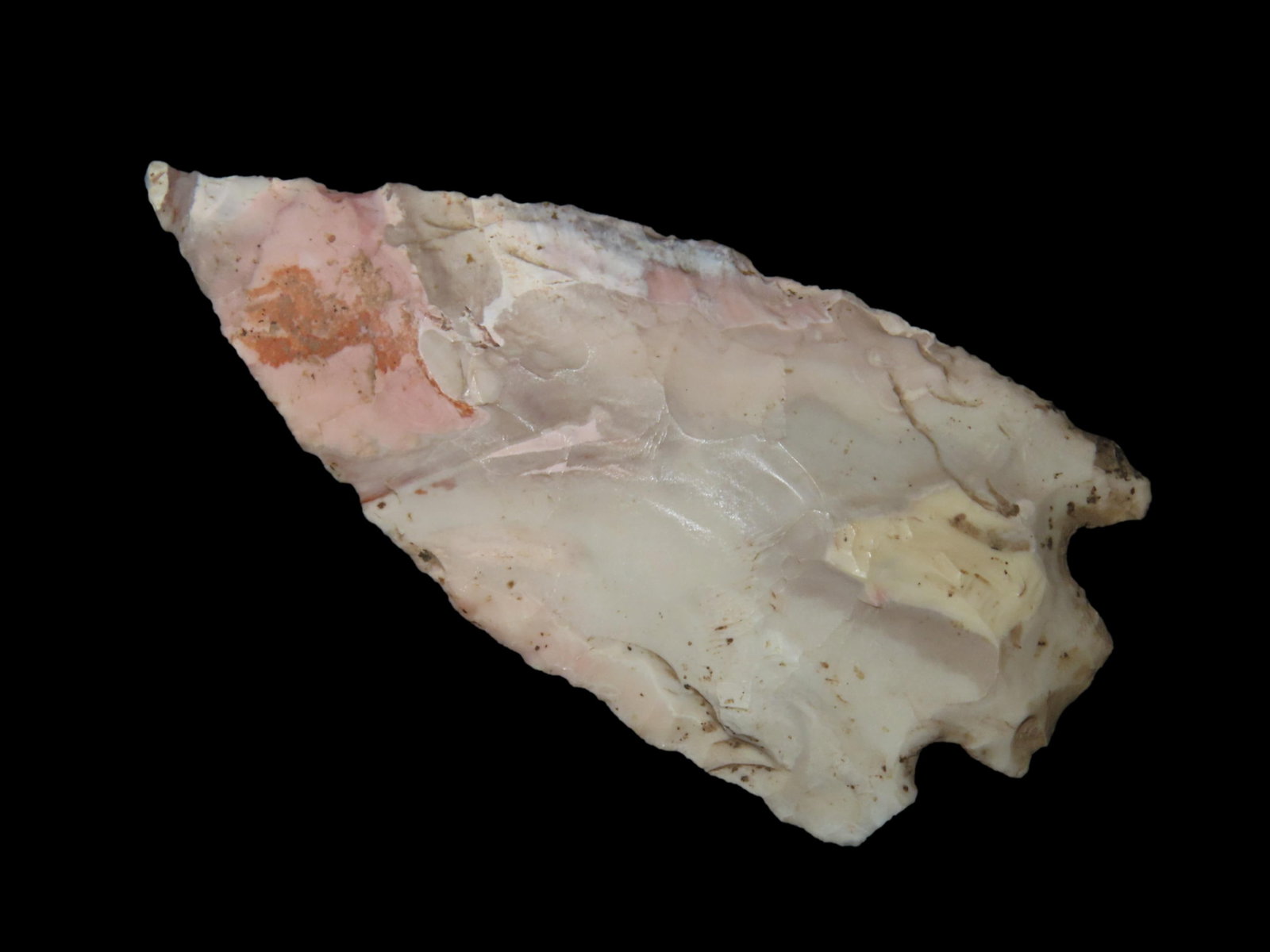 Colorful 3 7/16" Smith, Cooper Co. Missouri. Made from a heavily patinated piece of Mozarkite with (1 of 6)