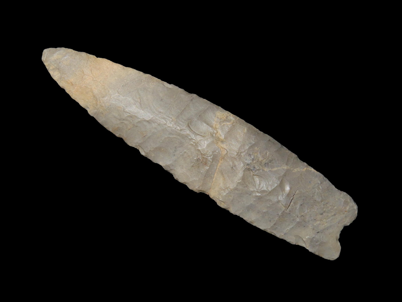 Incredible 4" Paleo Allen, Oklahoma. Stermer & German COA's. Incredible Early Oblique Flaking on (1 of 12)