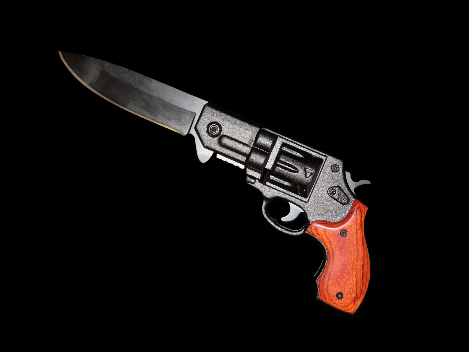Vintage .38 Pistol Effigy Pocket Knife, Folding Knife, not a gun, just resembles one.: Vintage .38 Pistol Effigy Pocket Knife, Folding Knife, not a gun, just resembles one.