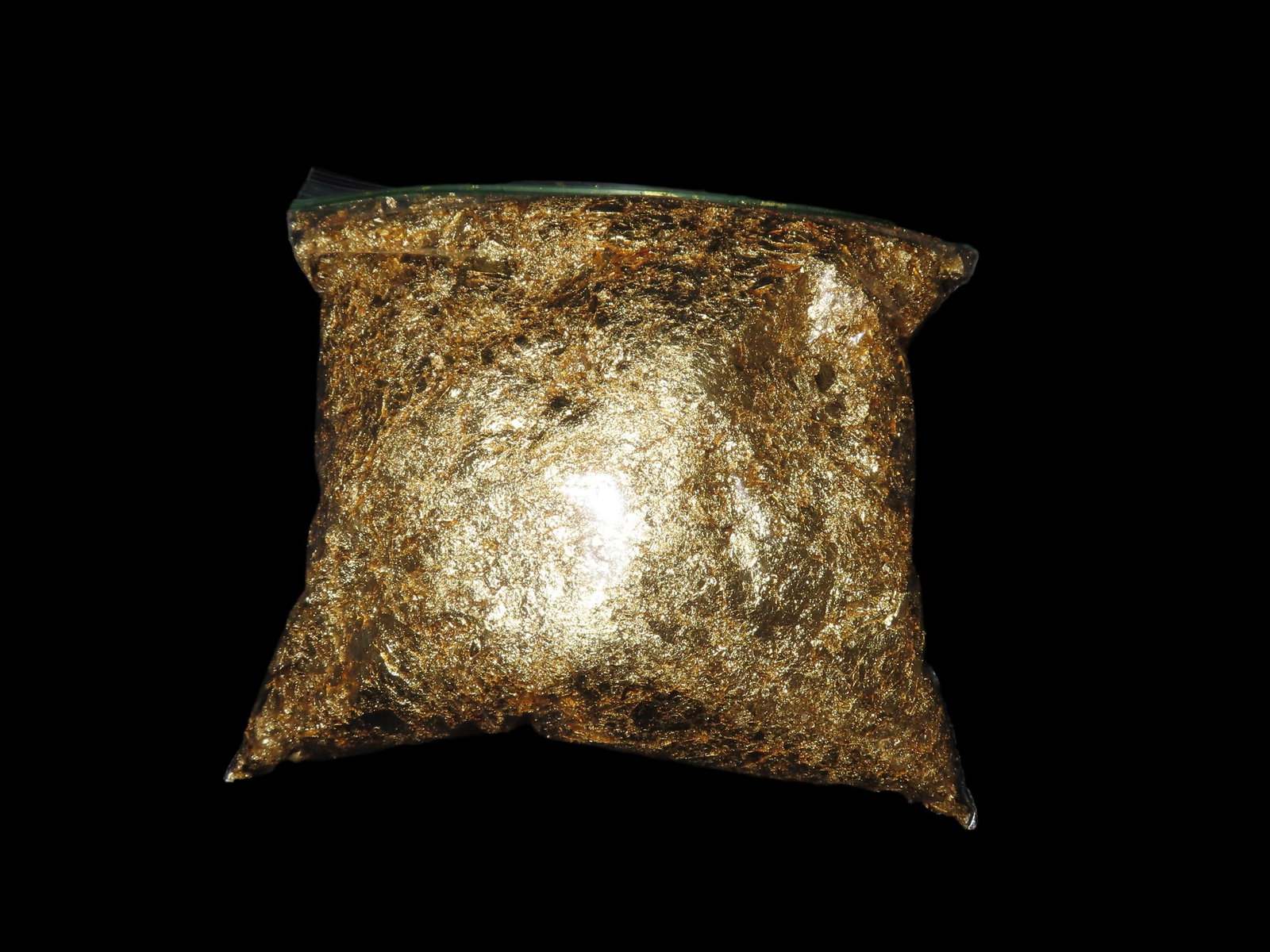 One Ounce Bag of Gold Flake: One Ounce Bag of Gold Flake