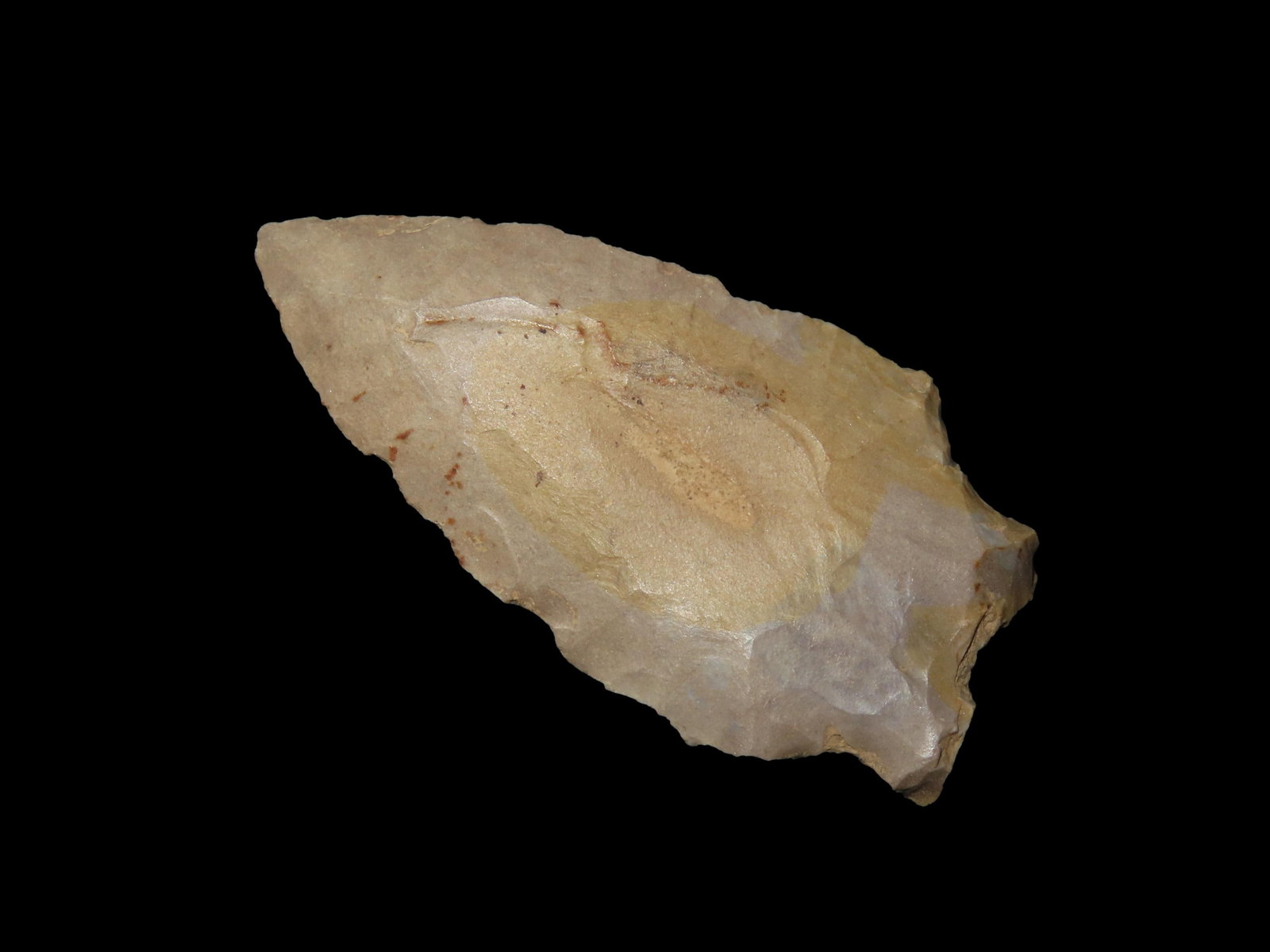 Nice 2 7/16" Fractured Base Decatur found in Marshall County Kentucky. Indian Arrowhead, Artifact.: Nice 2 7/16" Fractured Base Decatur found in Marshall County Kentucky. Indian Arrowhead, Artifact.