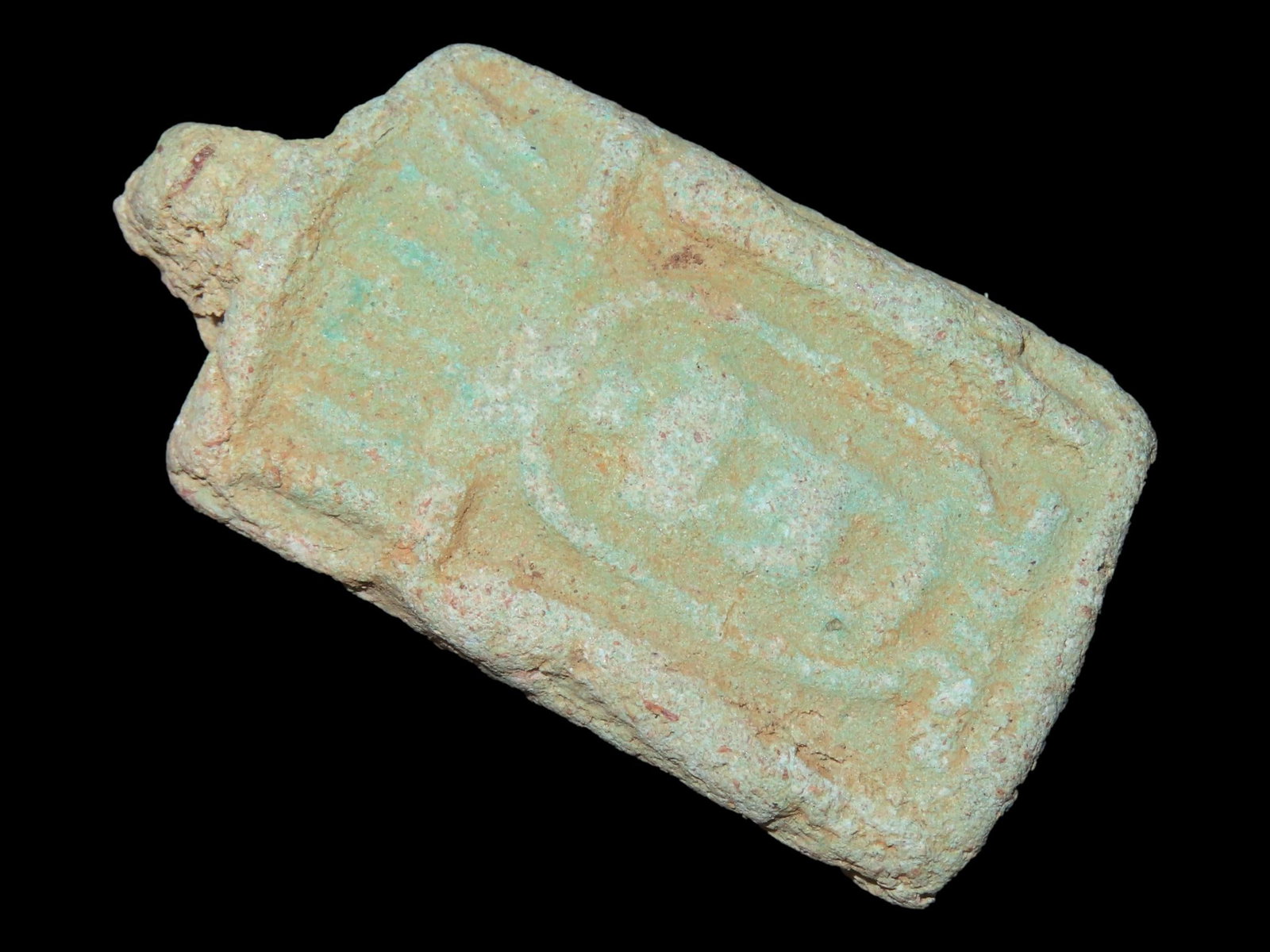 1 3/4" Ancient Egyptian Amulet Nefer Hedjet. Symbol for Prosperity: 1 3/4" Ancient Egyptian Amulet Nefer Hedjet. Symbol for Prosperity