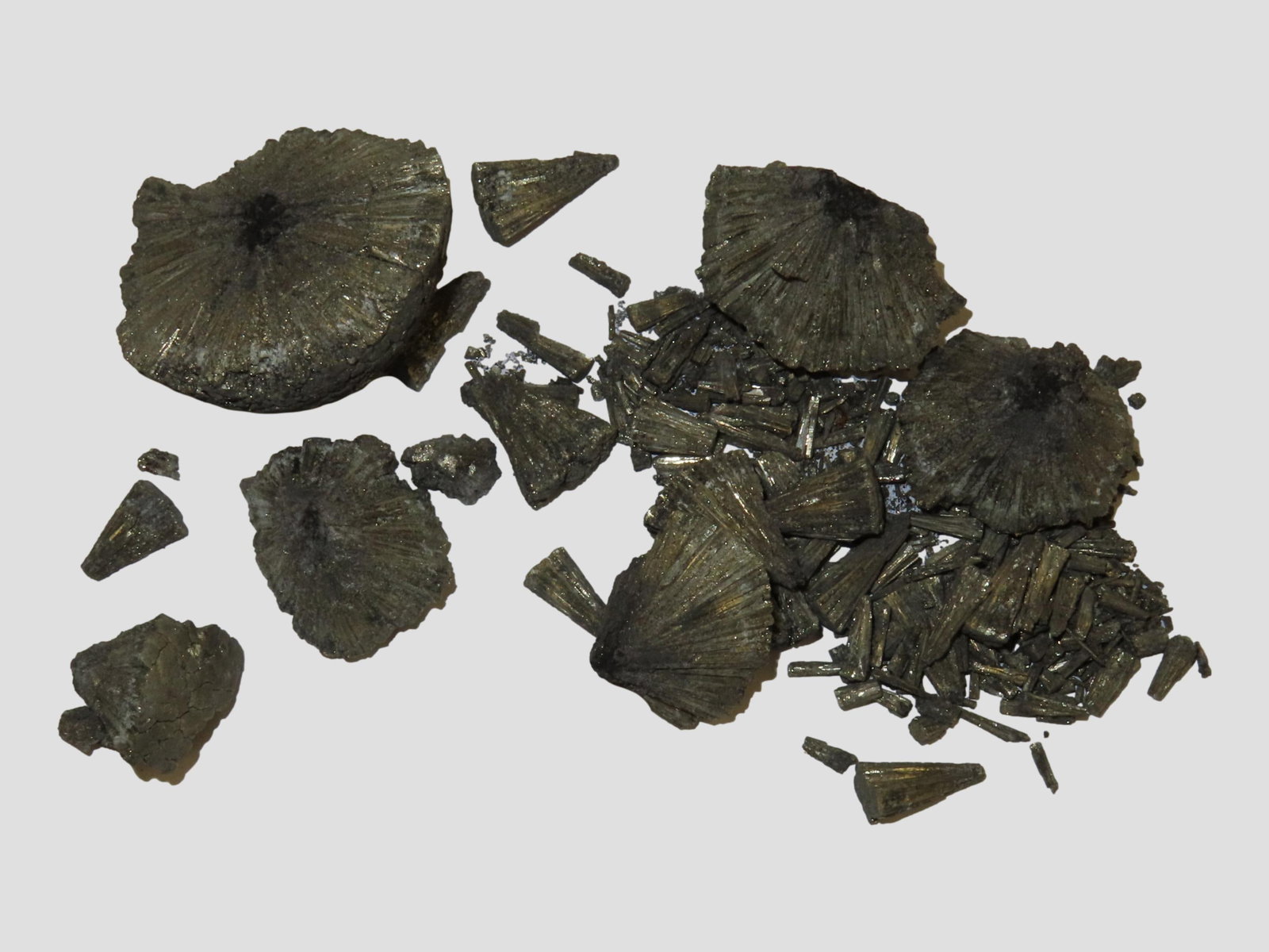 Lot of Multiple Pieces of Sunburst Pyrite Mineral Pieces (1 of 6)