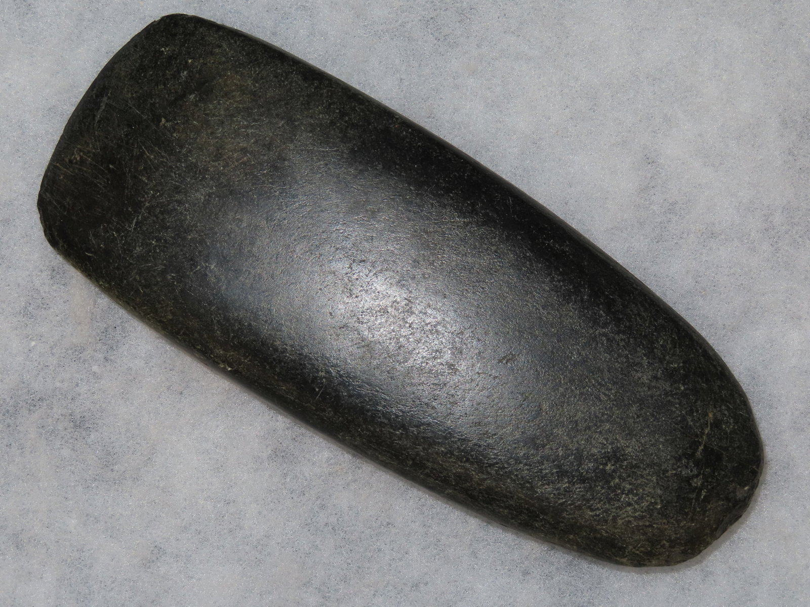 7 3/14" Hardstone Gouge, Great Form and Polish Overall, Found Near Granite City in Madison Co. (1 of 13)