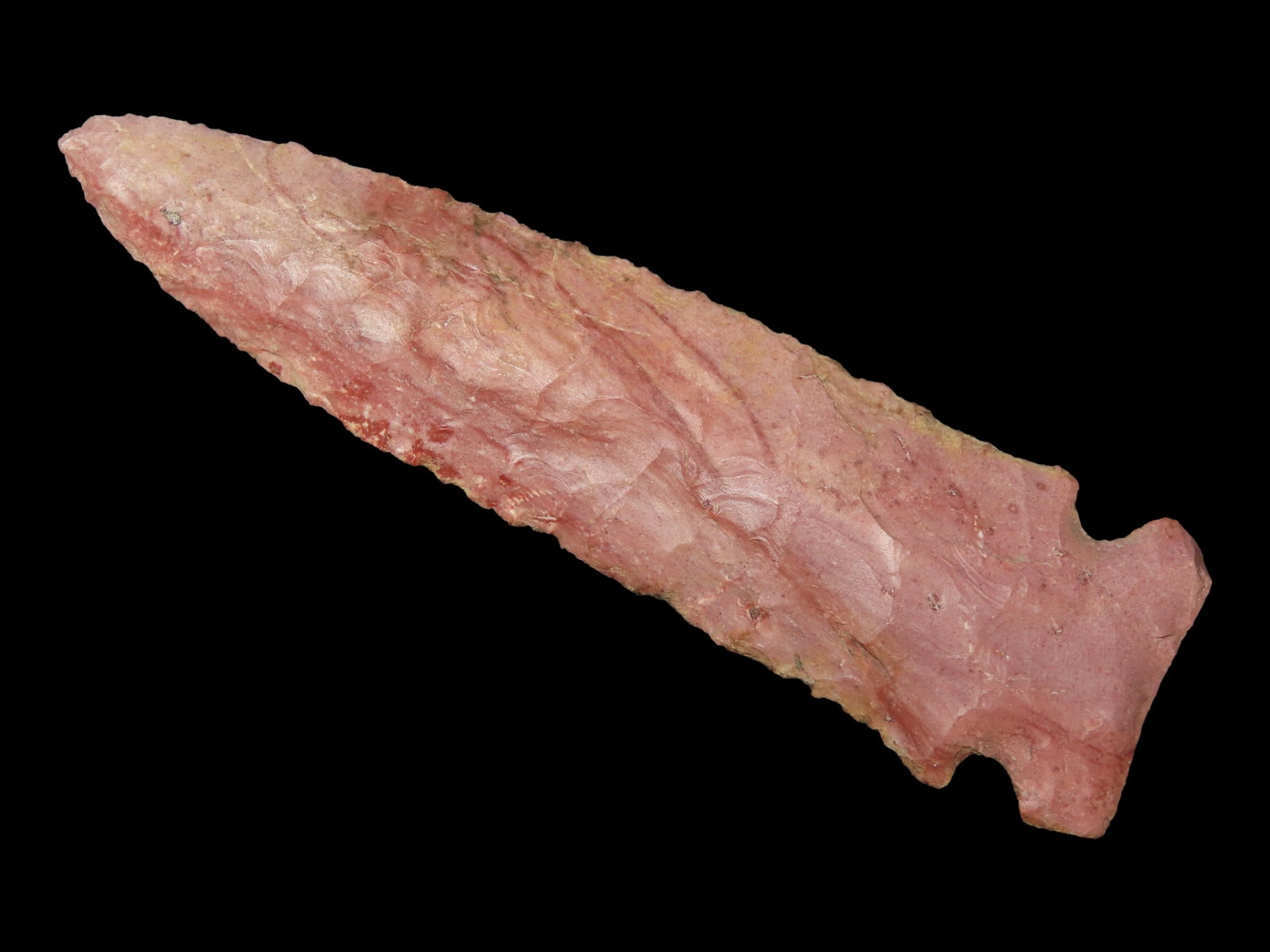 4 3/4" x 1 3/8" Hemphill, Heat Treated Burlington Chert, Madison Co., Illinois (1 of 12)