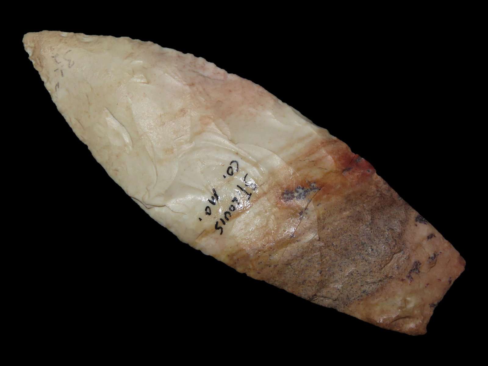 3 1/2" x 1 1/4" Agate Basin, Burlington, St. Louis Co., Missouri, Davis COA (1 of 13)