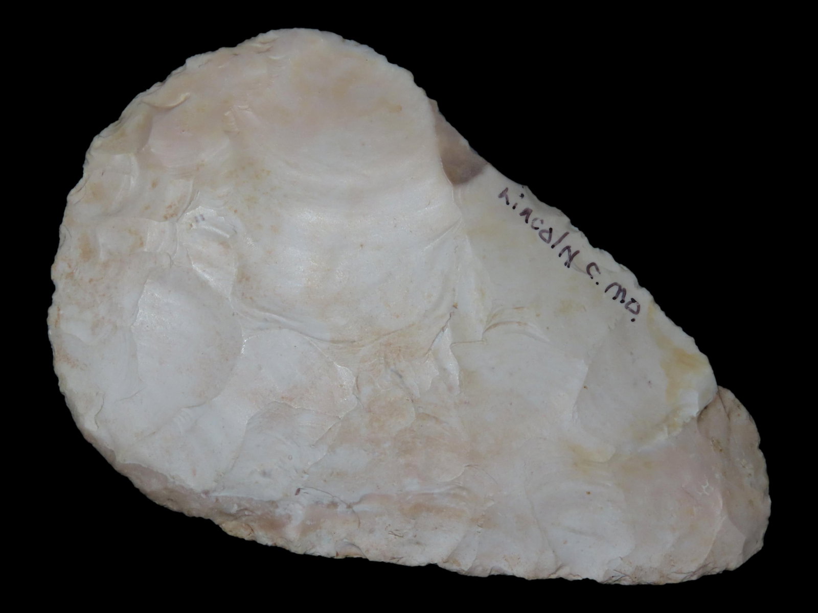 4 1/2" x 2 7/8" North Blade, Heat Treated Burlington Chert, Lincoln Co., Missouri, Keele COA (1 of 13)