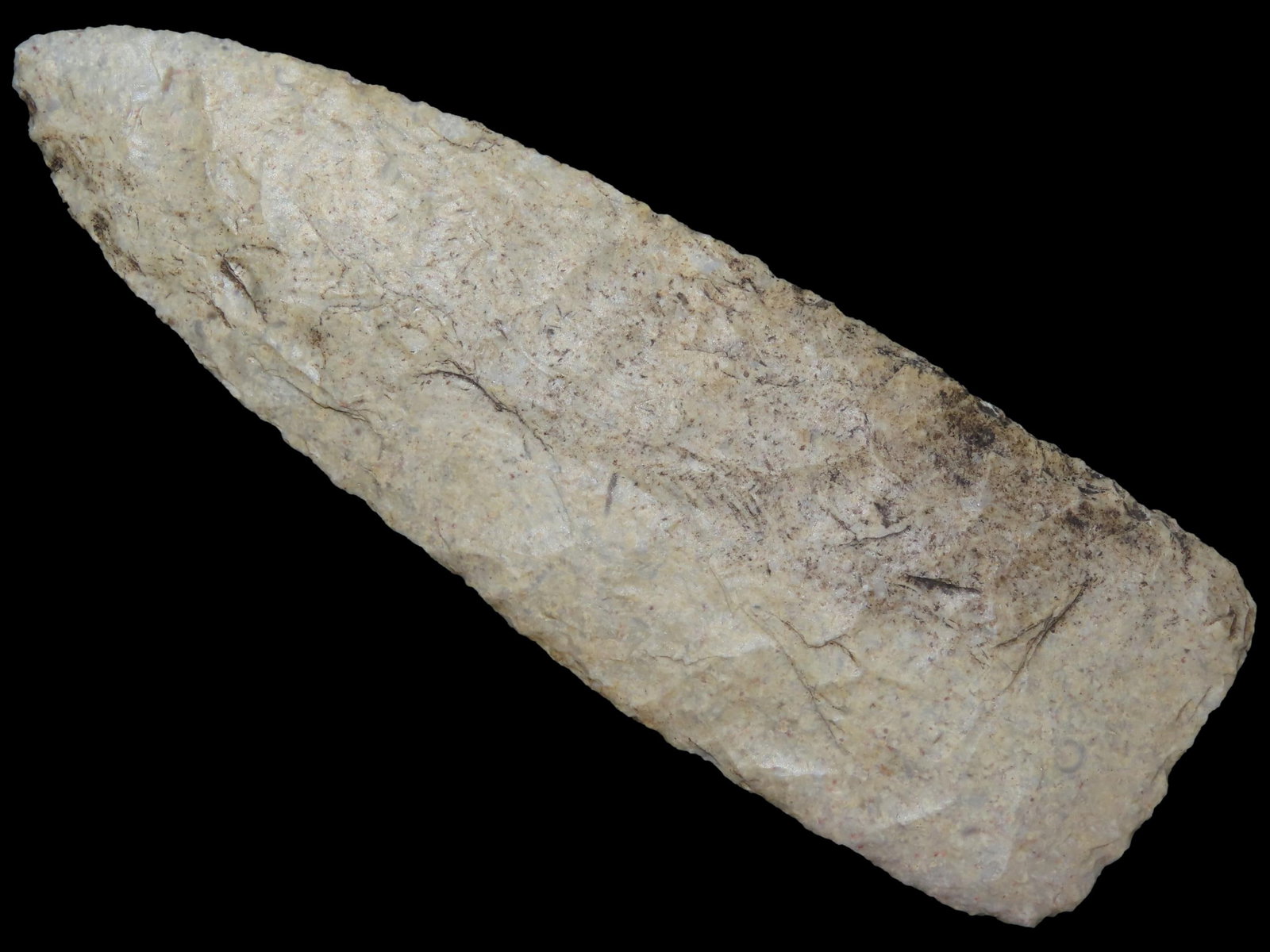 4 3/8" x 1 3/8" Stanfield, Creek Stained Burlington Chert, Milan, Missouri, Keele COA (1 of 13)