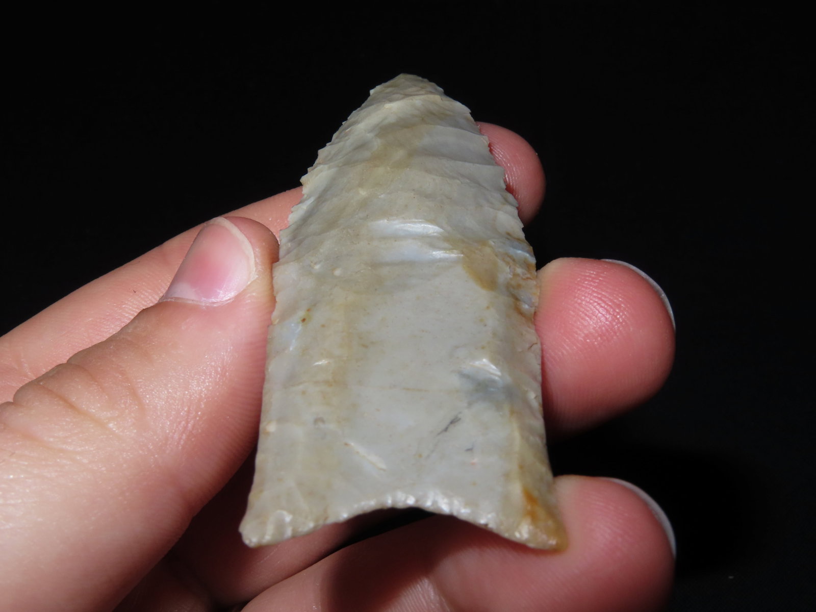 3 1/8" x 1 1/16" Gainey or Gainey Clovis, Ste. Genevieve Chert, Kentucky, Dickey COA & Motley / - 6
