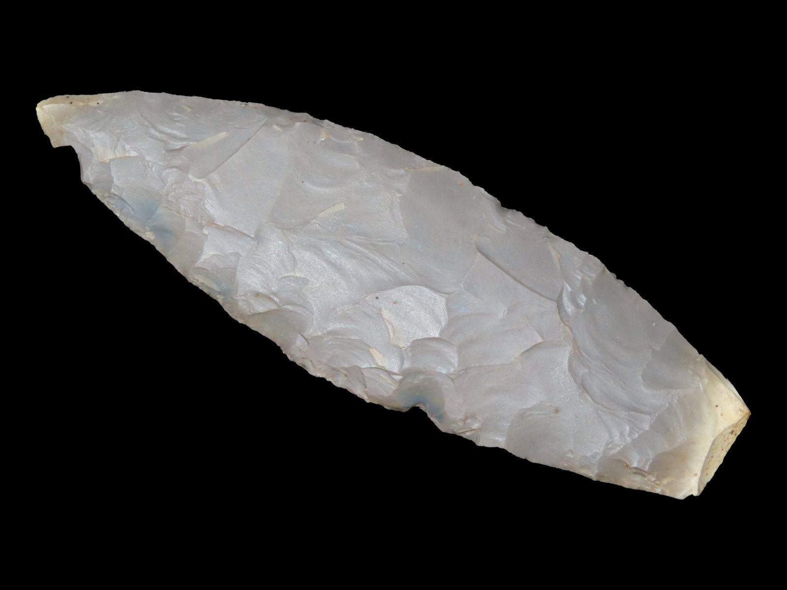 4" x 1 5/16" Late Archaic Lance, Hornstone, Indiana, Davis COA (1 of 14)