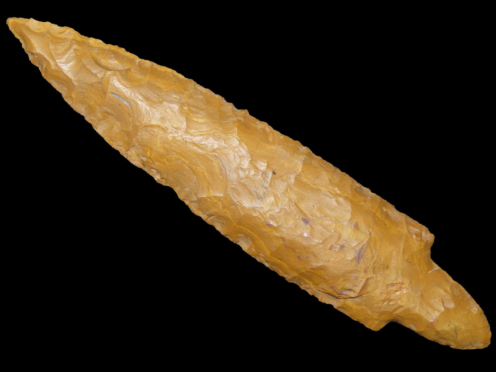 4 1/2" x 15/16" Vandenberg Contracting Stem, Niobrara Jasper, Colorado, Motley & Leithoff COA (1 of 13)