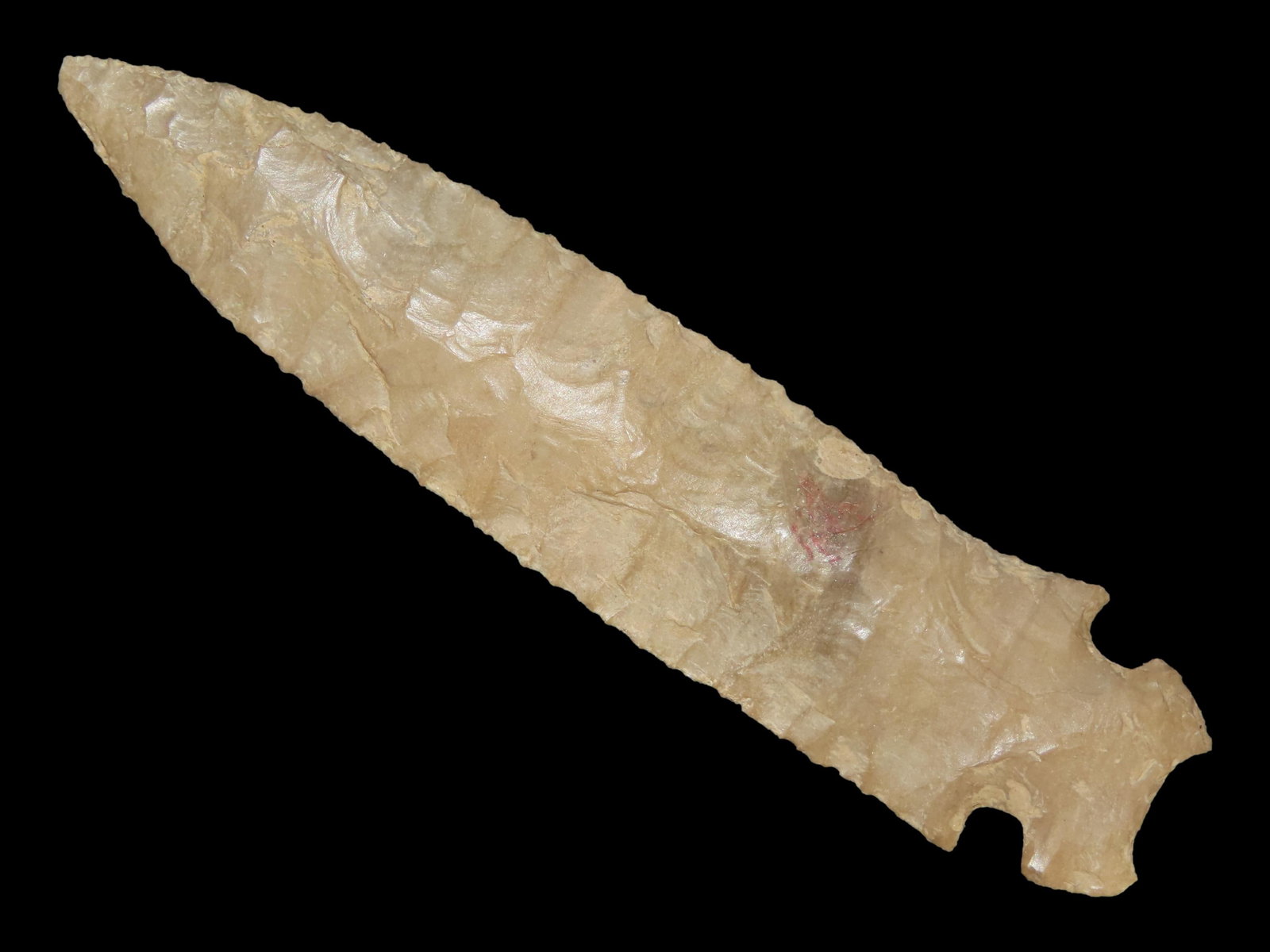 4 3/16" x 7/8" Big Sandy, Hornstone Chert, Warren Co., Kentucky, Motley & Leithoff COA (1 of 13)