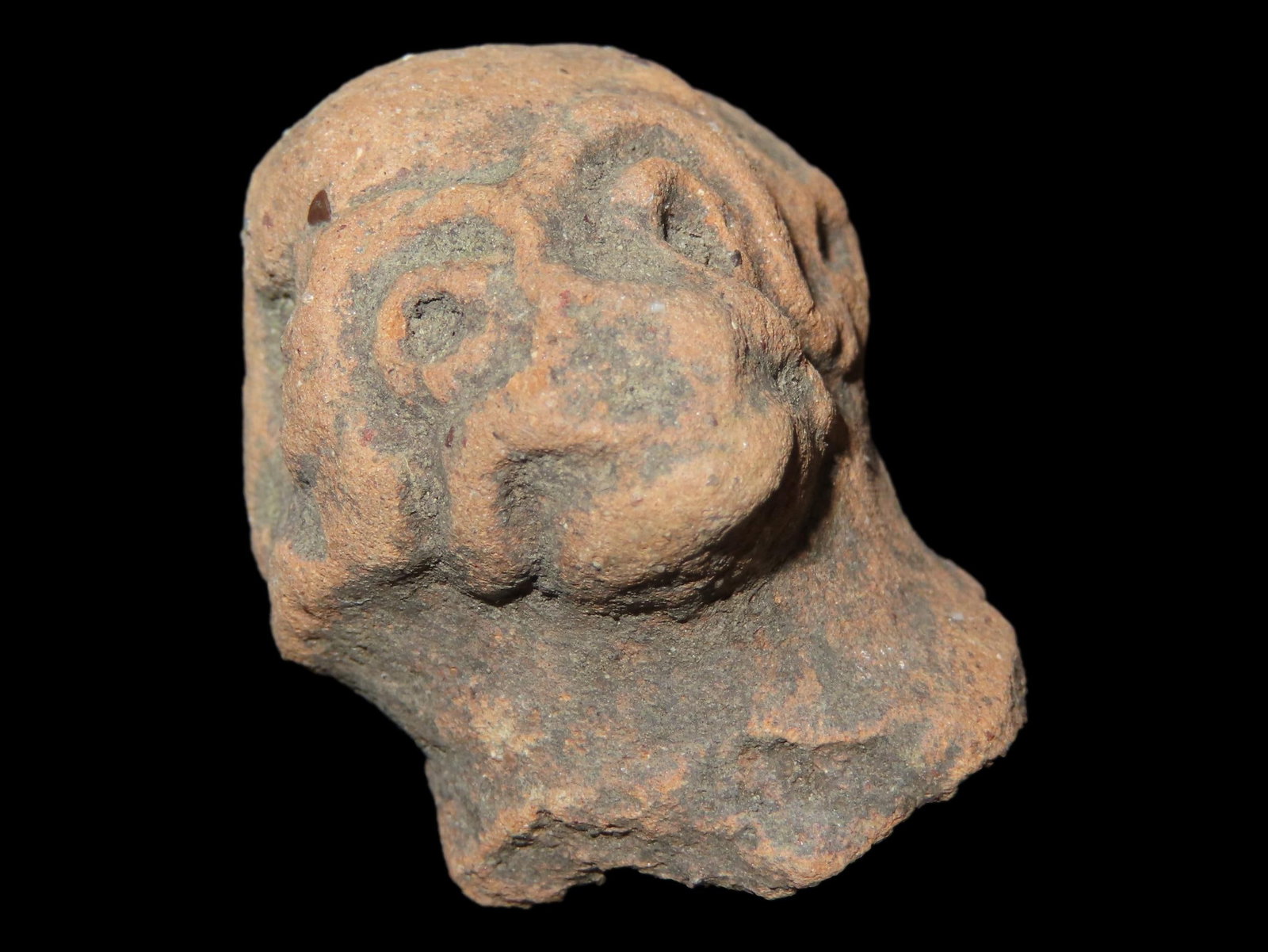 Pre-Columbian Pottery Effigy, Ecuador, South America: Pre-Columbian Pottery Effigy, Ecuador, South America
