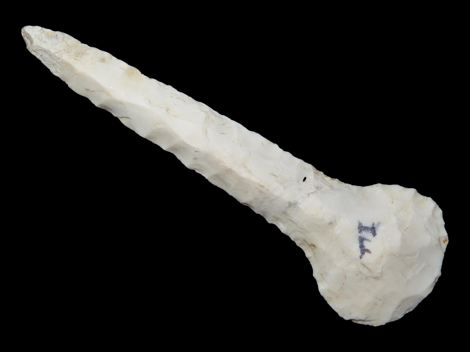 2 3/4" x 7/8" Paddle Drill, Burlington Chert, Illinois, Motley & Leithoff COA (1 of 11)