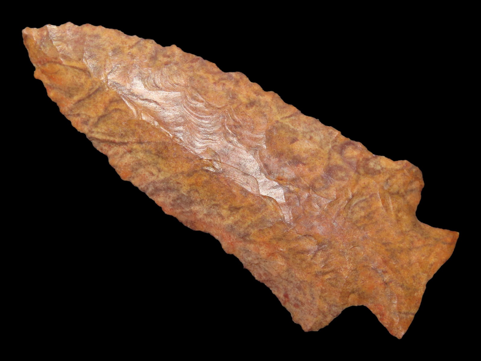 2 3/4" x 1 1/8" Fractured Base Decatur, River Stained Coastal Chert, Mississippi, Motley & Leithoff (1 of 13)