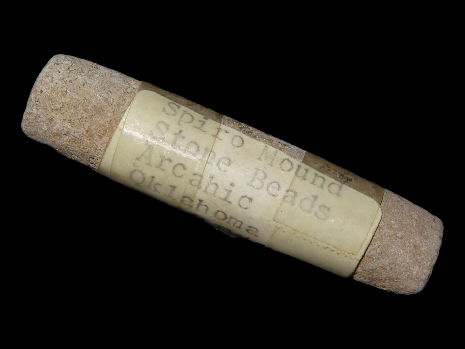 2 1/2" Tube Stone, Found Near Spiro, Oklahoma, Ex. Dave Harvey (1 of 9)