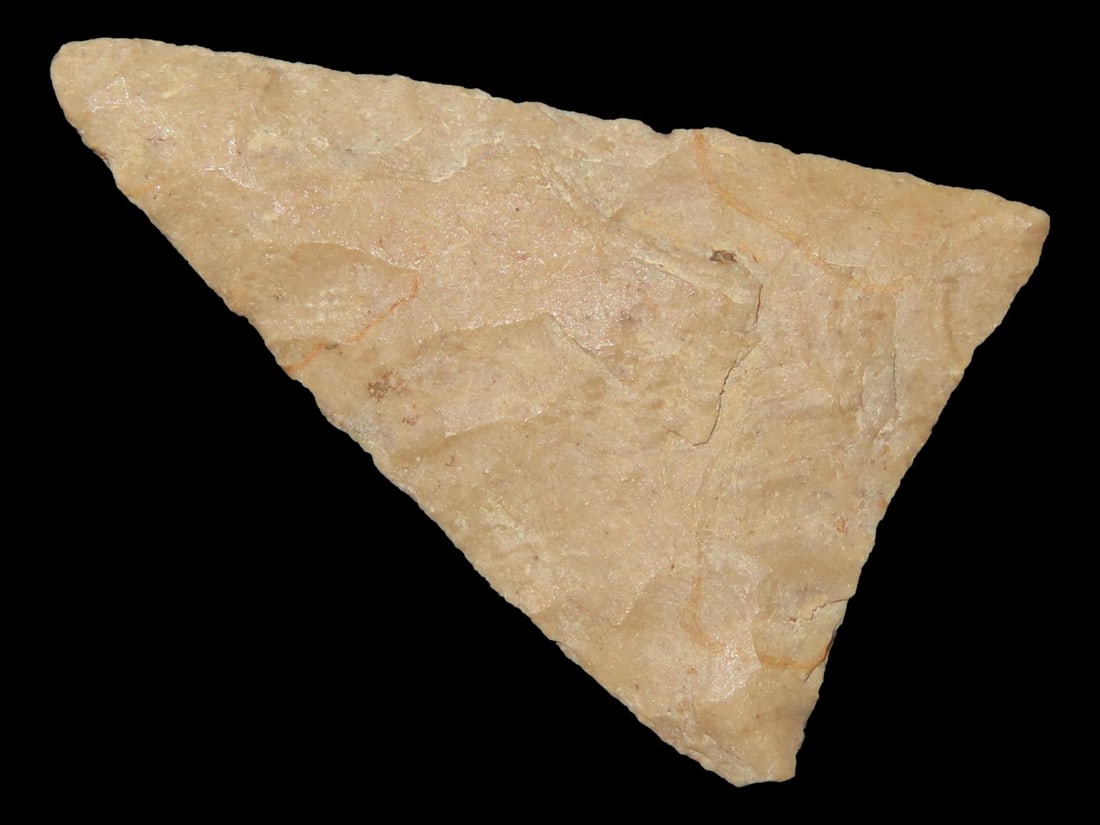 1 1/4" Concave Base Triangular Pt., Eastern Tennessee, Ex. Walt McIntire (1 of 6)