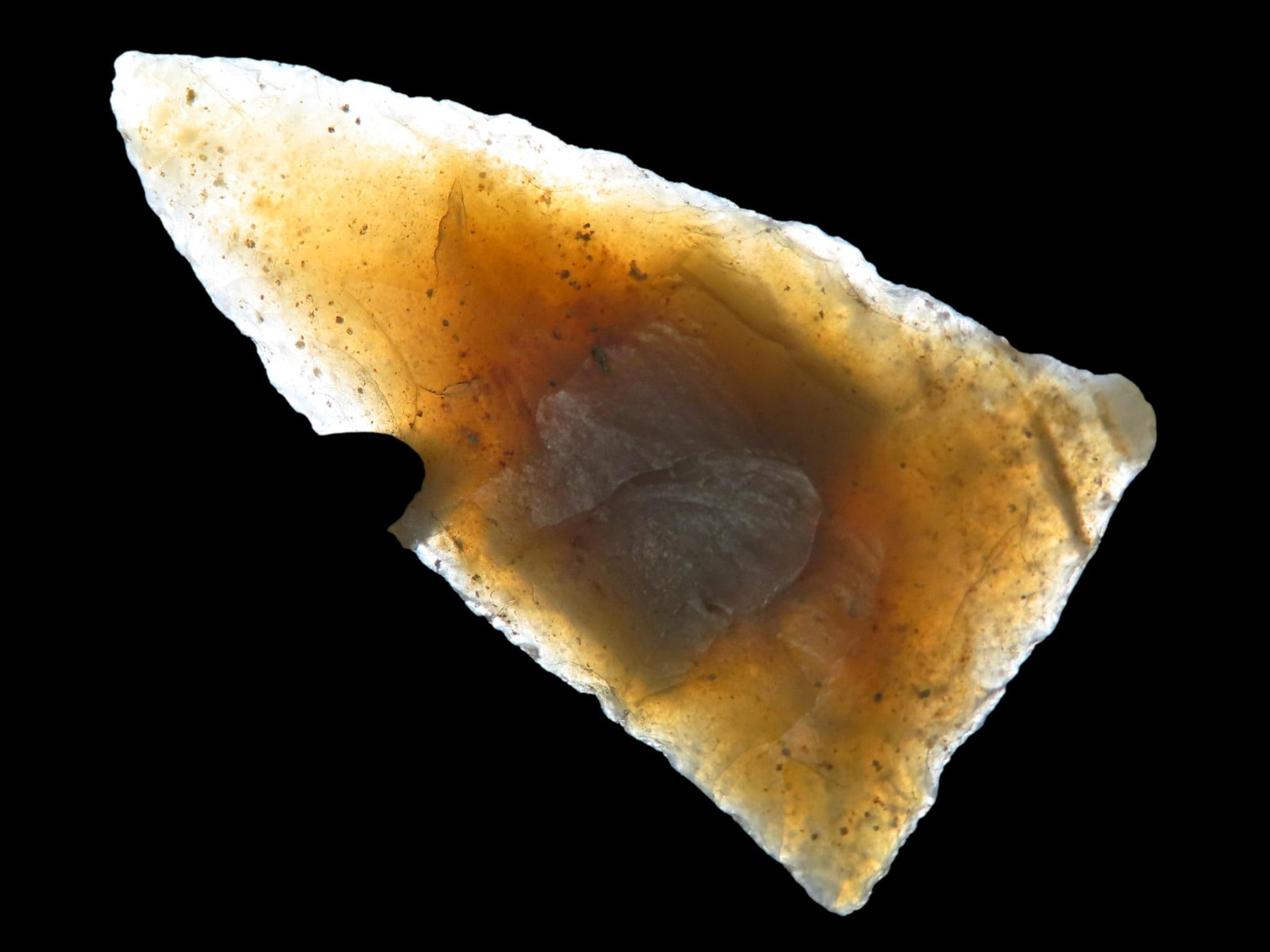 1 5/8" Triangular Pt., Henderson Co., Kentucky, Ex. Walt McIntire: 1 5/8" Triangular Pt., Henderson Co., Kentucky, Ex. Walt McIntire