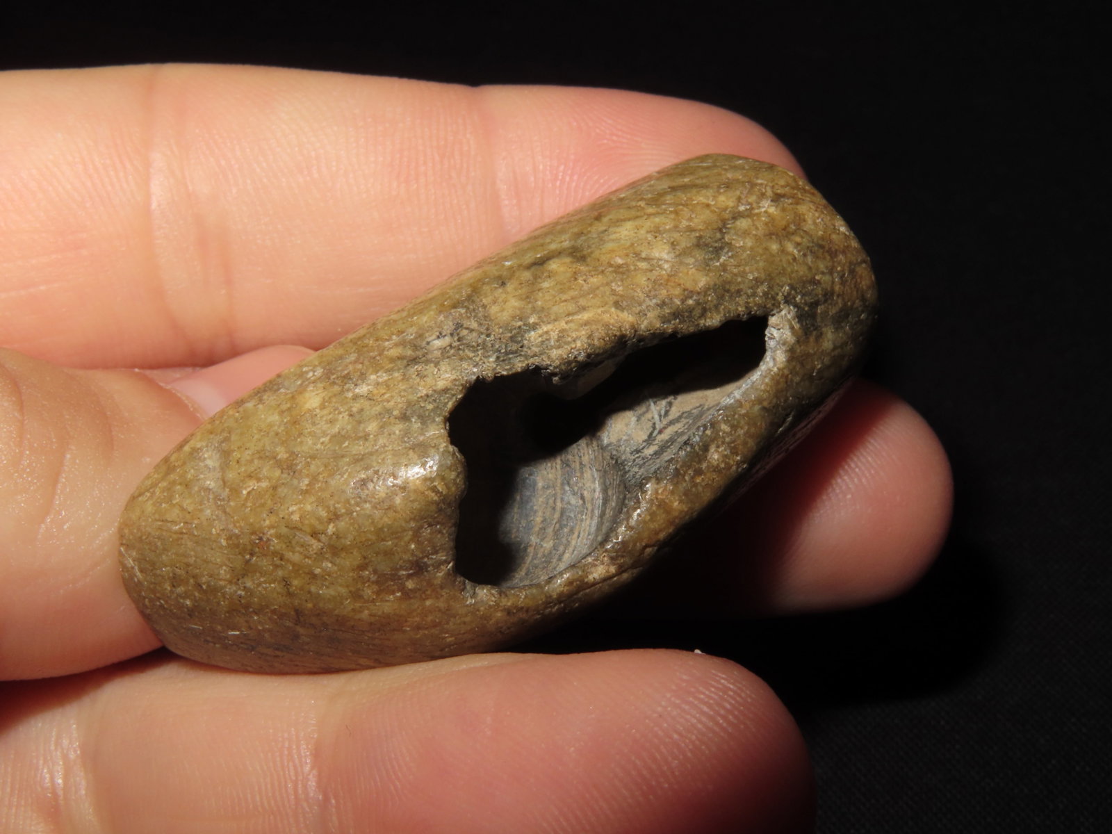 1 7/8" Pipestone Elbow Pipe, Ohio - 2