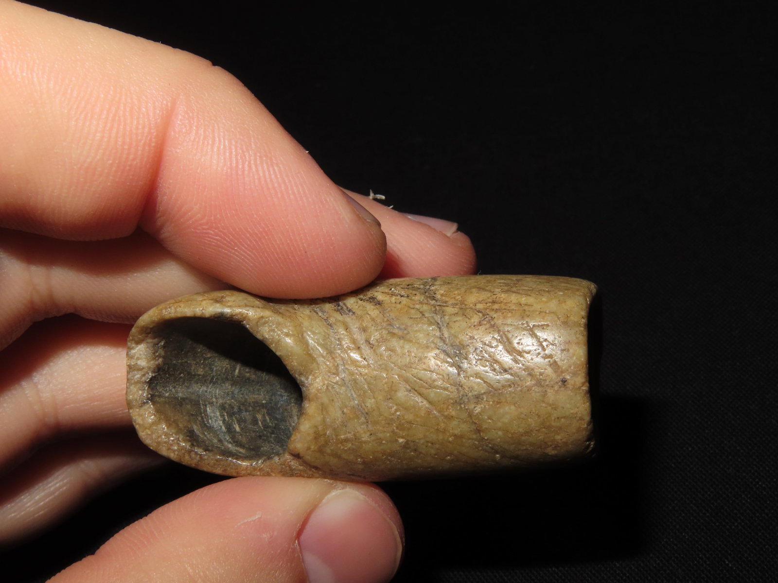 1 7/8" Pipestone Elbow Pipe, Ohio - 7