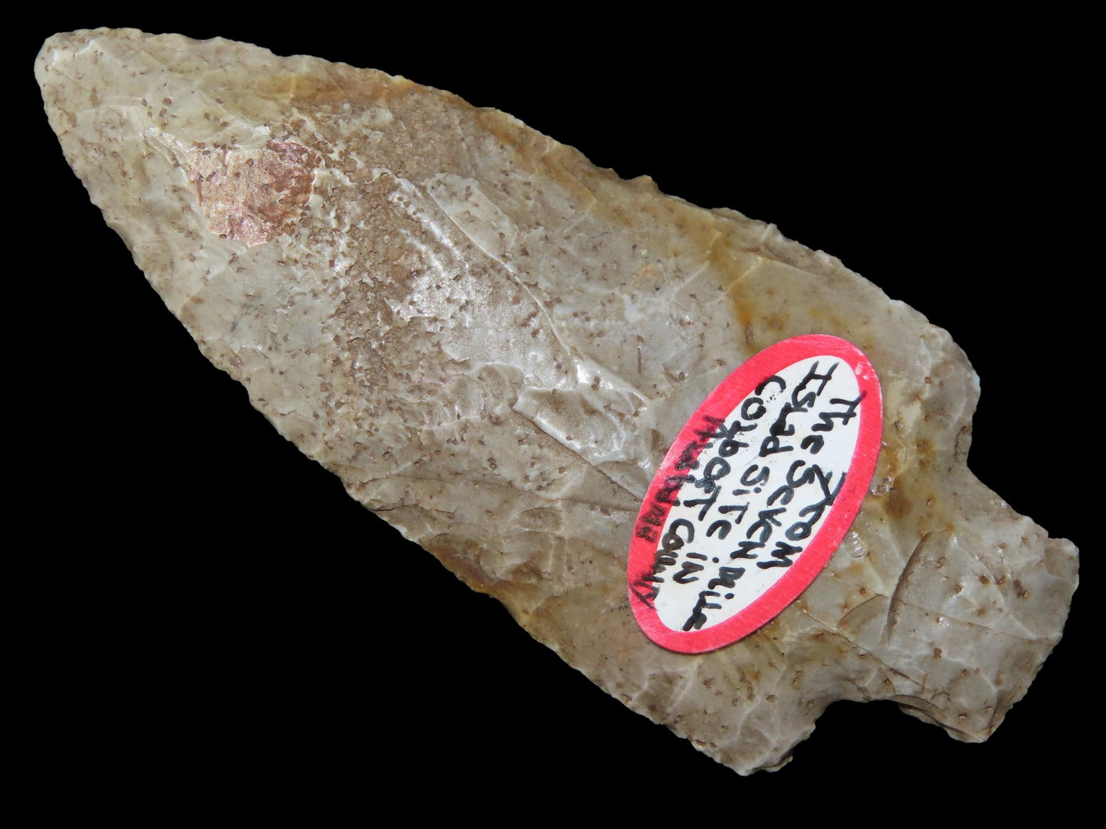 2 1/4" Dickson Pt., Island Site, Colbert Co., Alabama: 2 1/4" Dickson Pt., Island Site, Colbert Co., Alabama