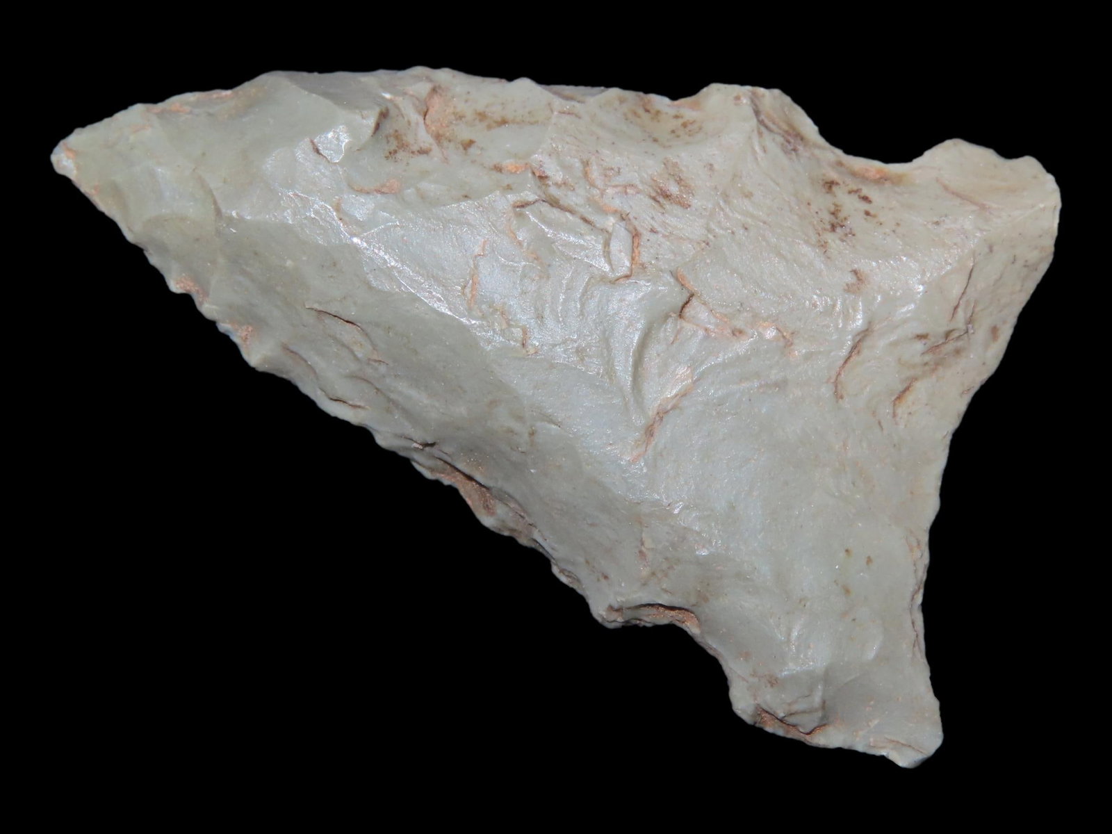 1 5/8" Graham Cave, Rare Green Chert, Central Oklahoma (1 of 6)