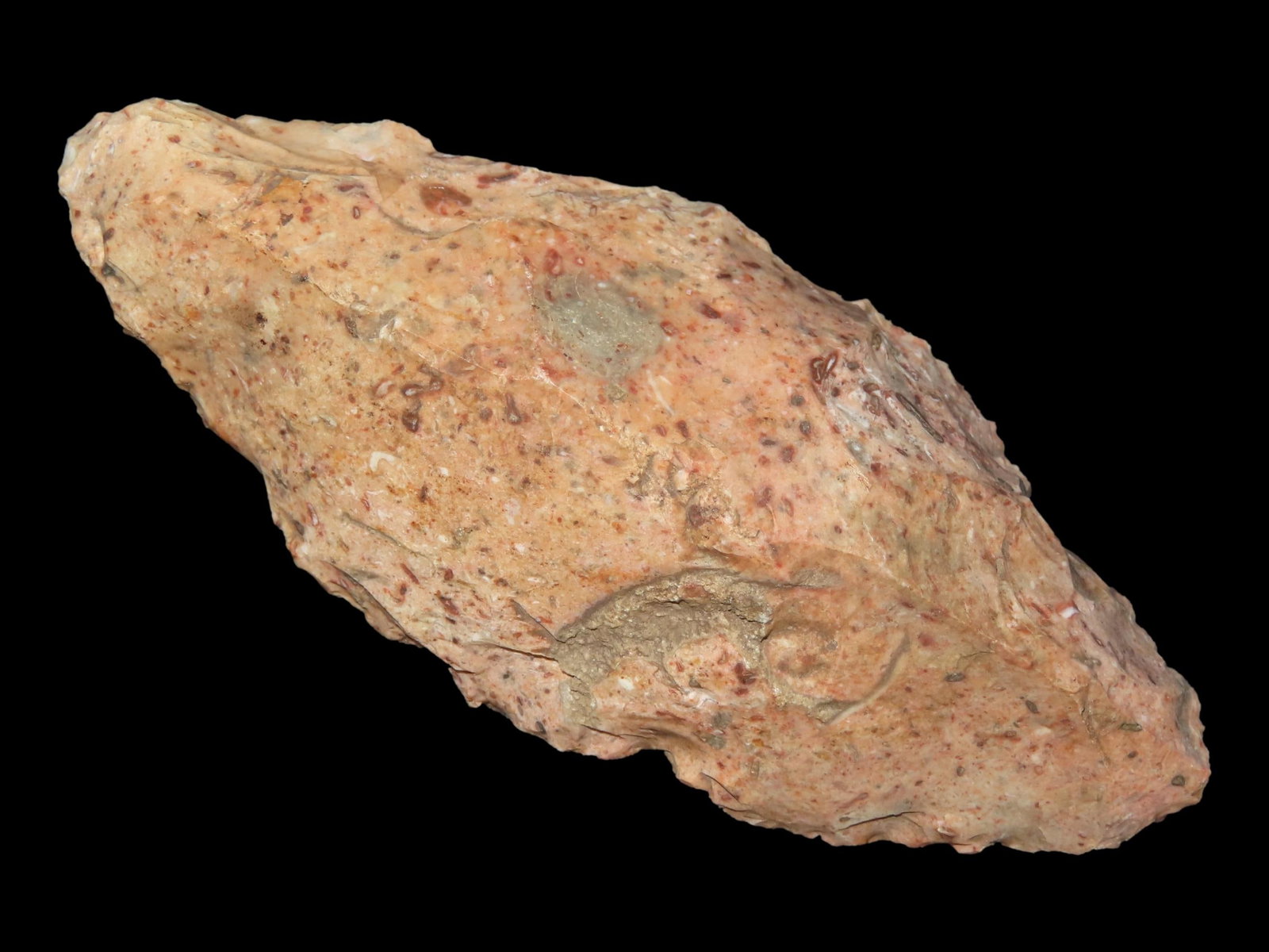 4 1/2" Woodland Heat Treated Blade, Bi-Pointed Adze, Found in Morgan County, Illinois (1 of 6)