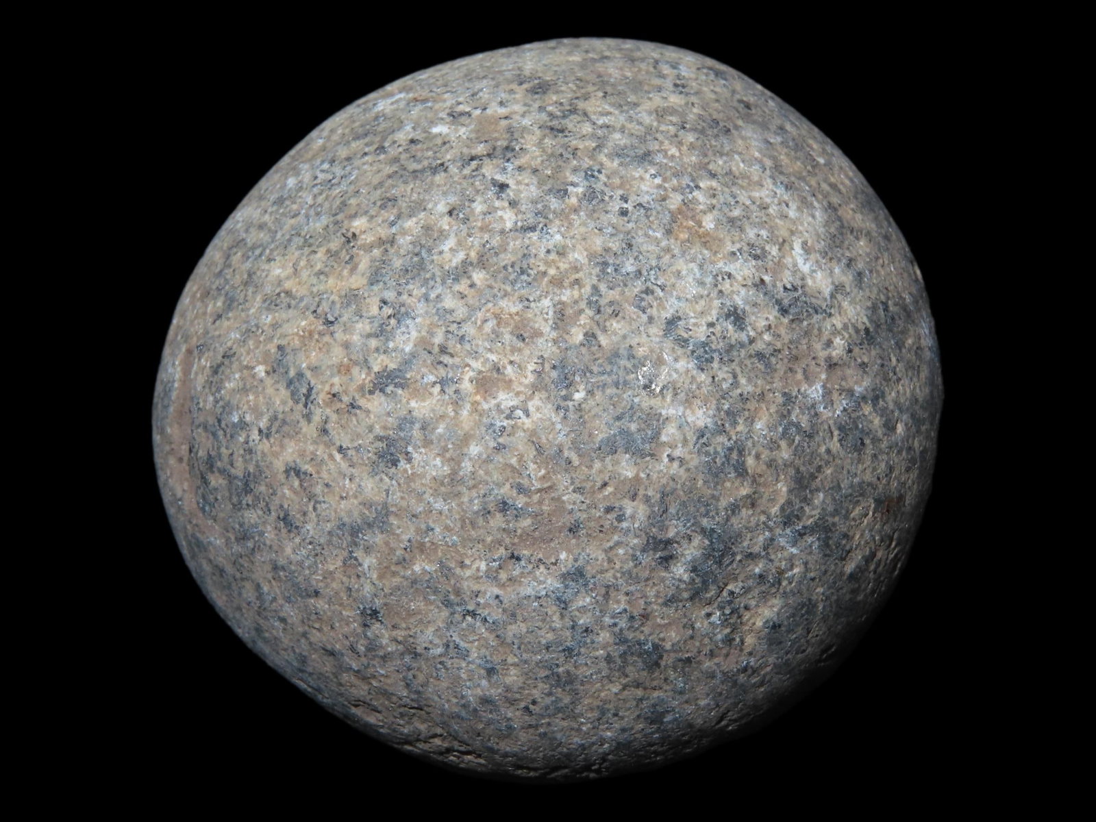 2 1/8" Game Ball, Granite, Found in Adams Co., Illinois, Great Size for This Type (1 of 6)