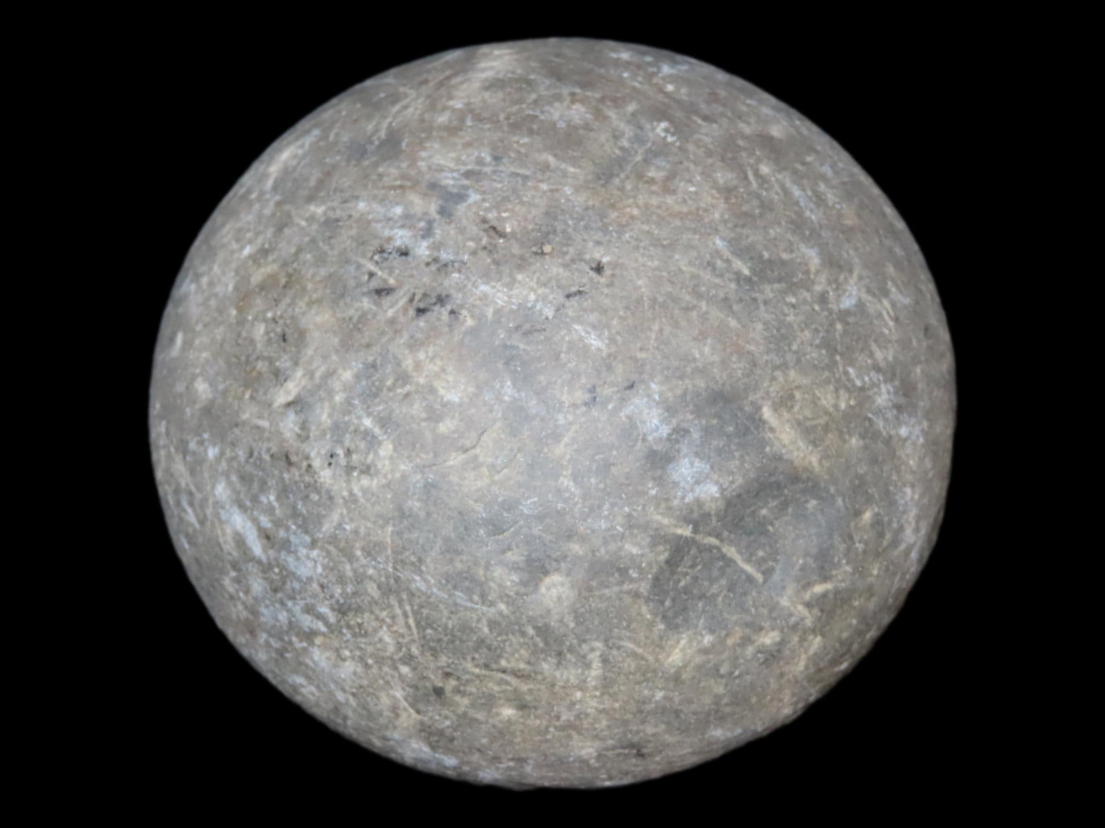3 3/8" Amazing Huge Game Ball, Green Hardstone, Found in Brown Co., Illinois (1 of 6)