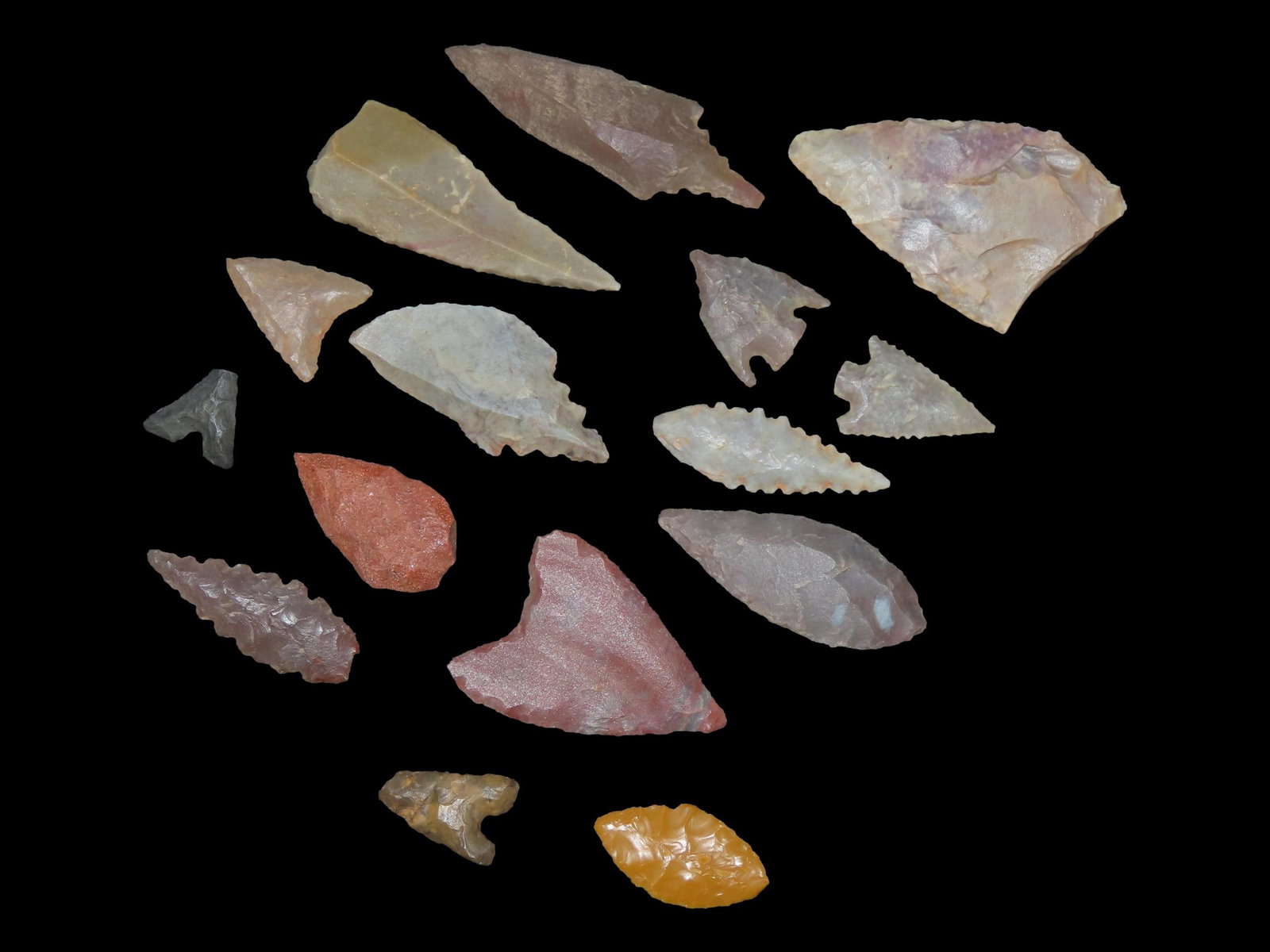 Neolithic Arrowheads, Sahara Desert, South West Africa, 4000-6000 Years BP: Neolithic Arrowheads, Sahara Desert, South West Africa, 4000-6000 Years BP