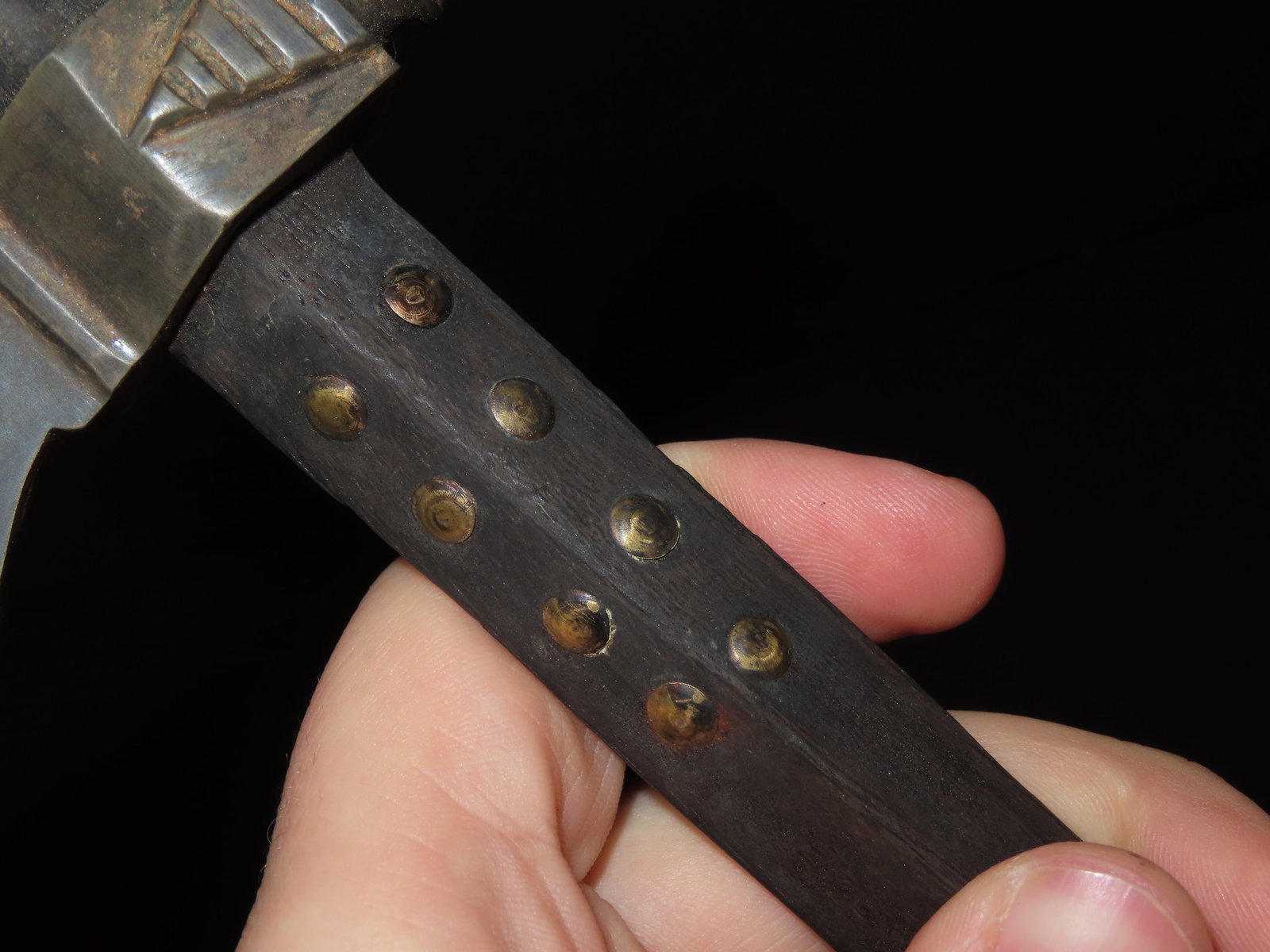Early Pipe Tomahawk Axe, Nicely Tacked - 4