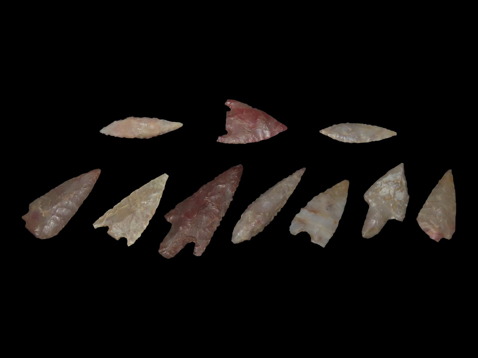 Nice Set of Neolithic Points, Found in the Sahara Desert, Northern Africa: Nice Set of Neolithic Points, Found in the Sahara Desert, Northern Africa