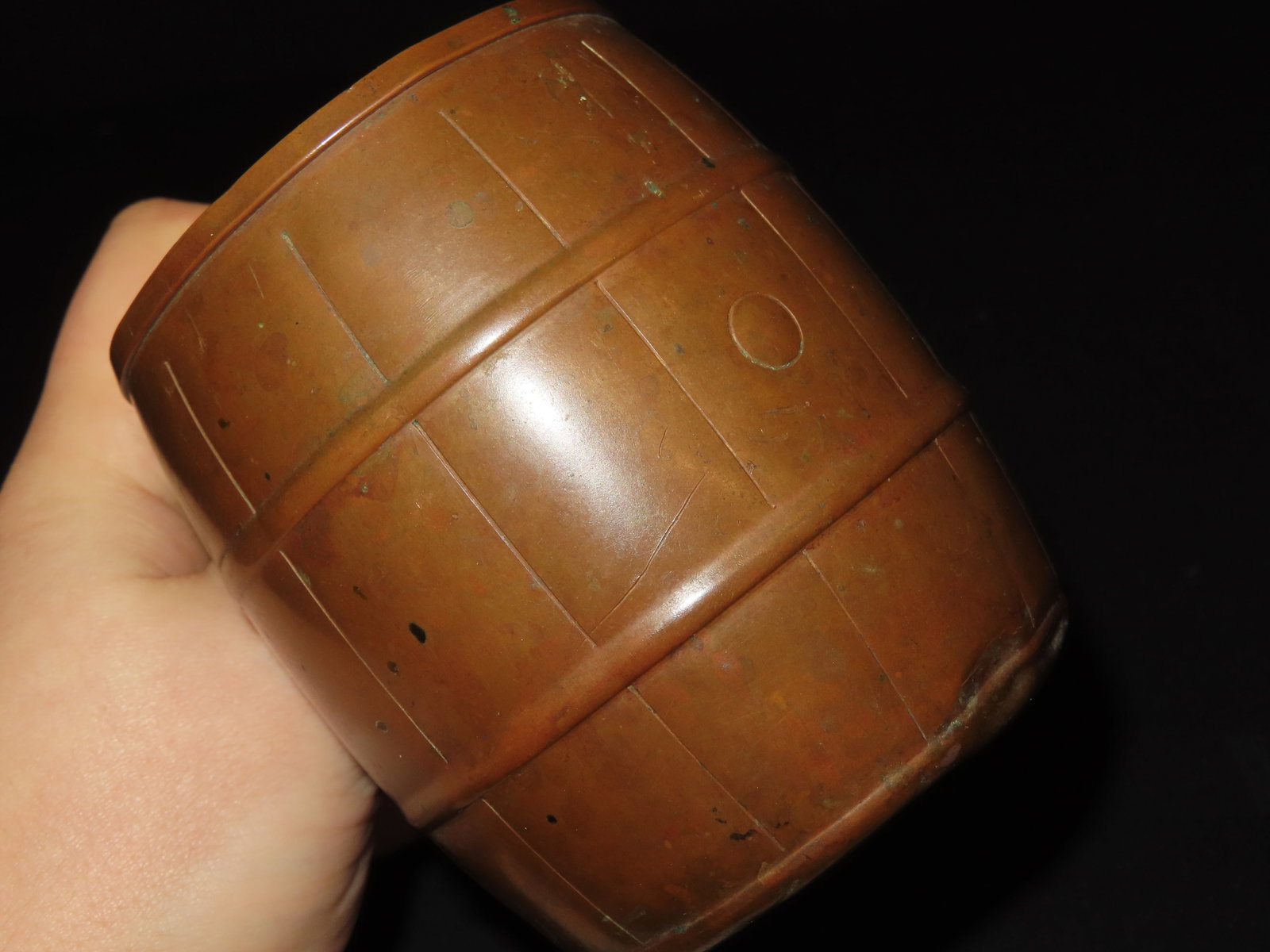 Antique Copper Cup - 6
