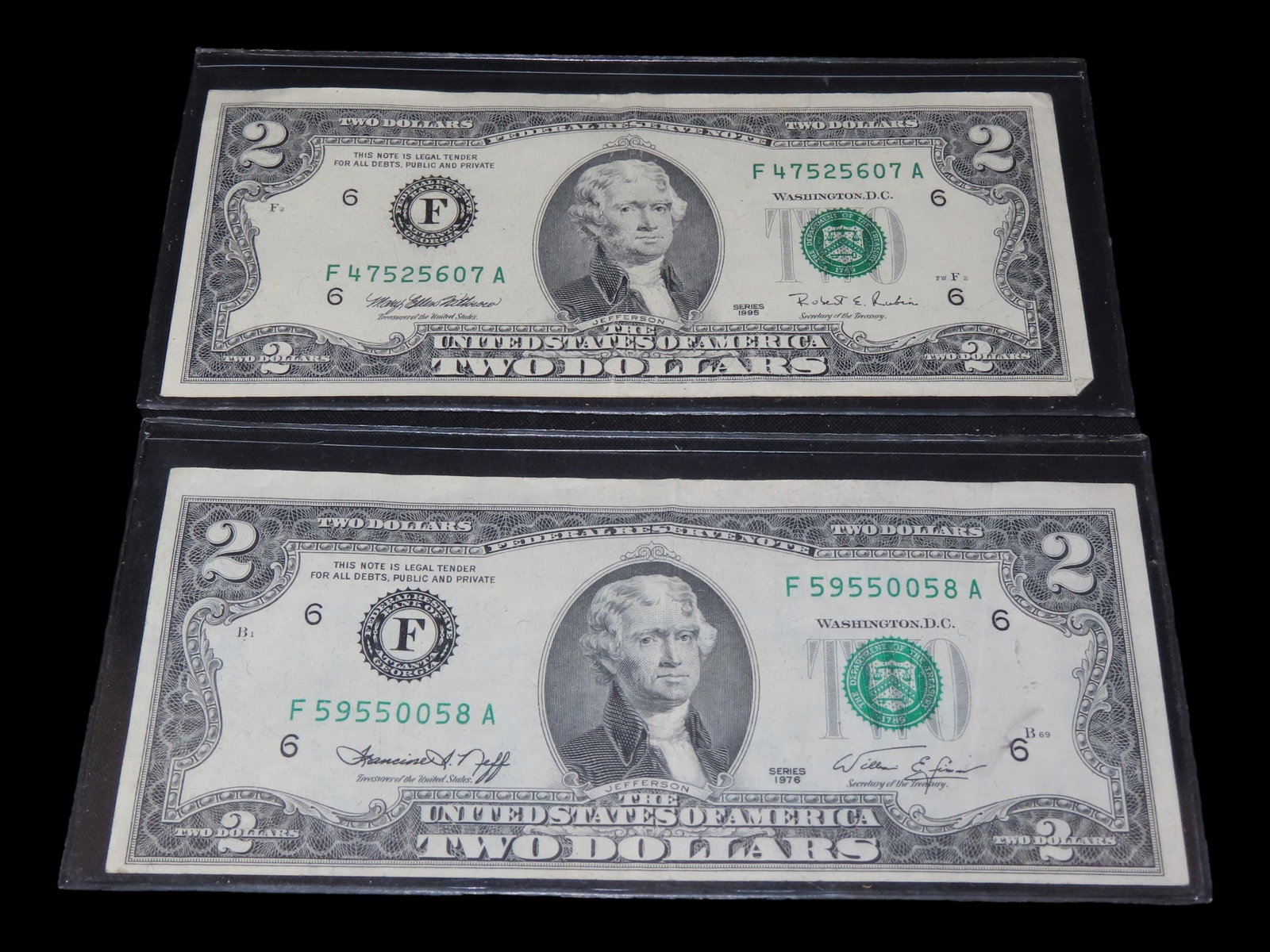 2 Dollar Bills (1 of 2)