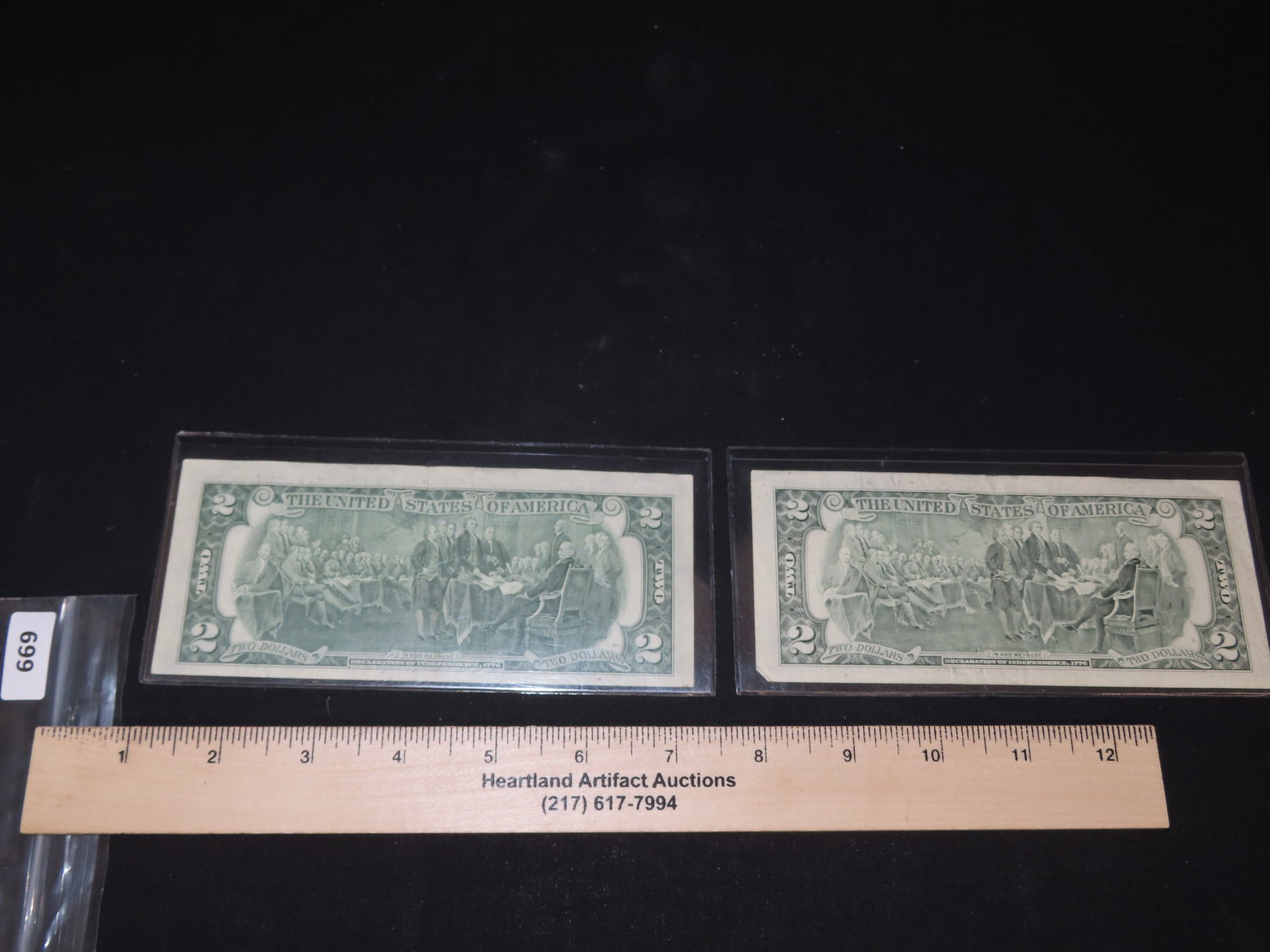 2 Dollar Bills - 2