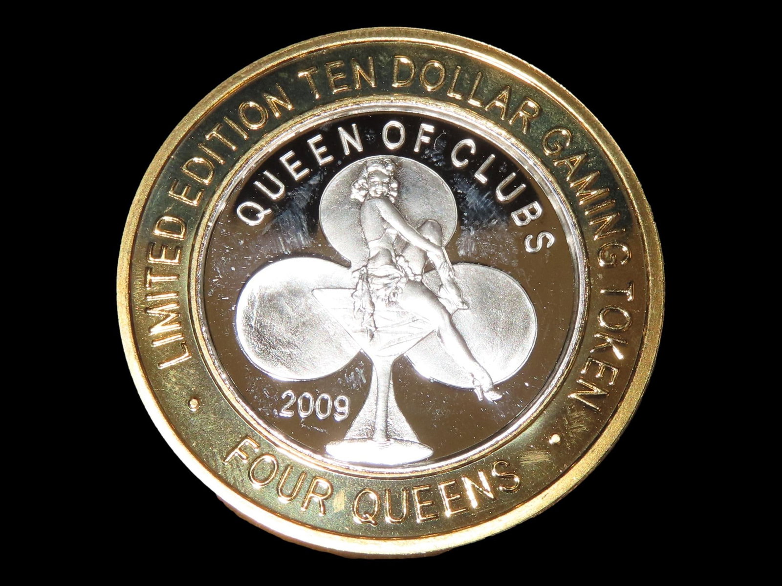 Authentic 1 oz Silver Limited Edition $10 Gaming Token, Las Vegas, .999 Pure Silver (1 of 4)