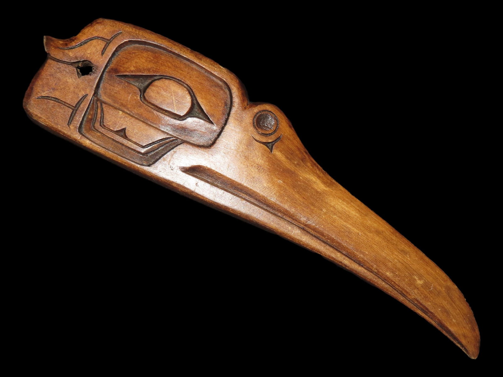 7" Hummingbird Letter Opener, Carved by Famous Carver Artie George, Northwest Coast Artist from the (1 of 5)