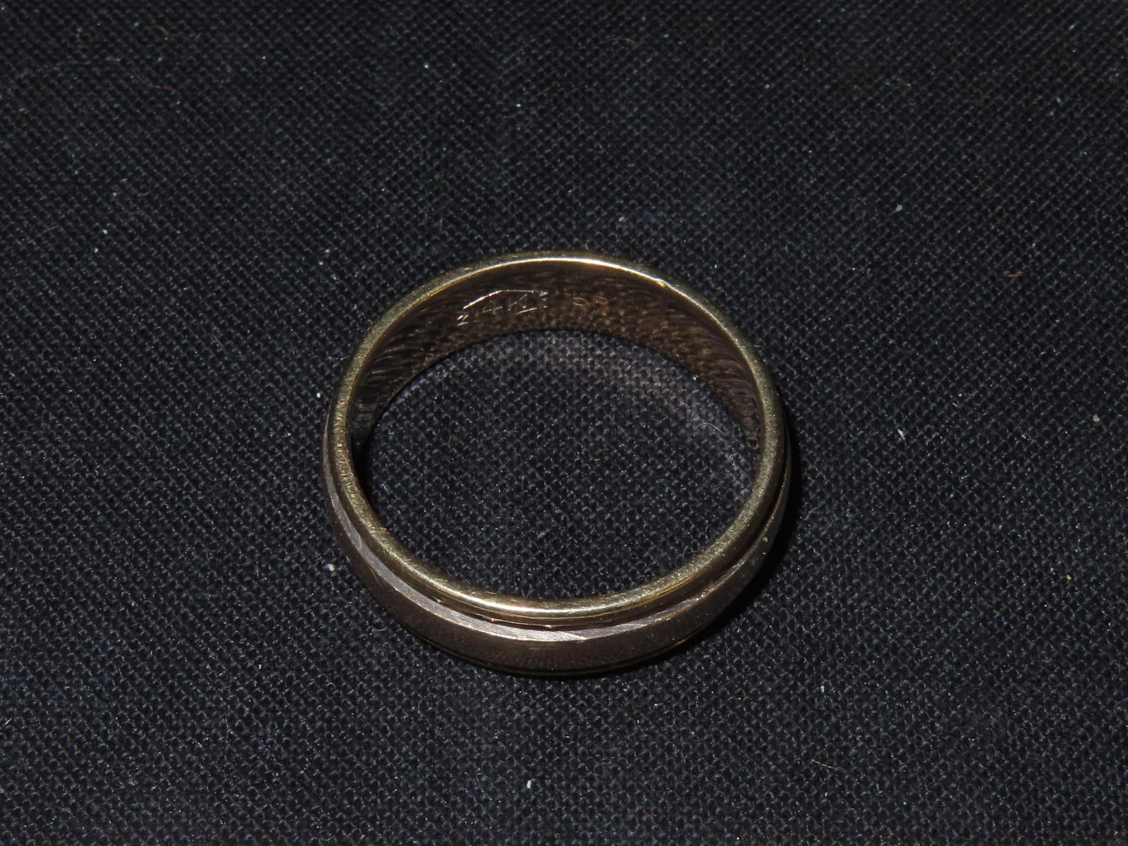 Gold Ring, 14k, 5.73 Grams, Mens Wedding Band, Stamped on Inside of the Ring: Gold Ring, 14k, 5.73 Grams, Mens Wedding Band, Stamped on Inside of the Ring