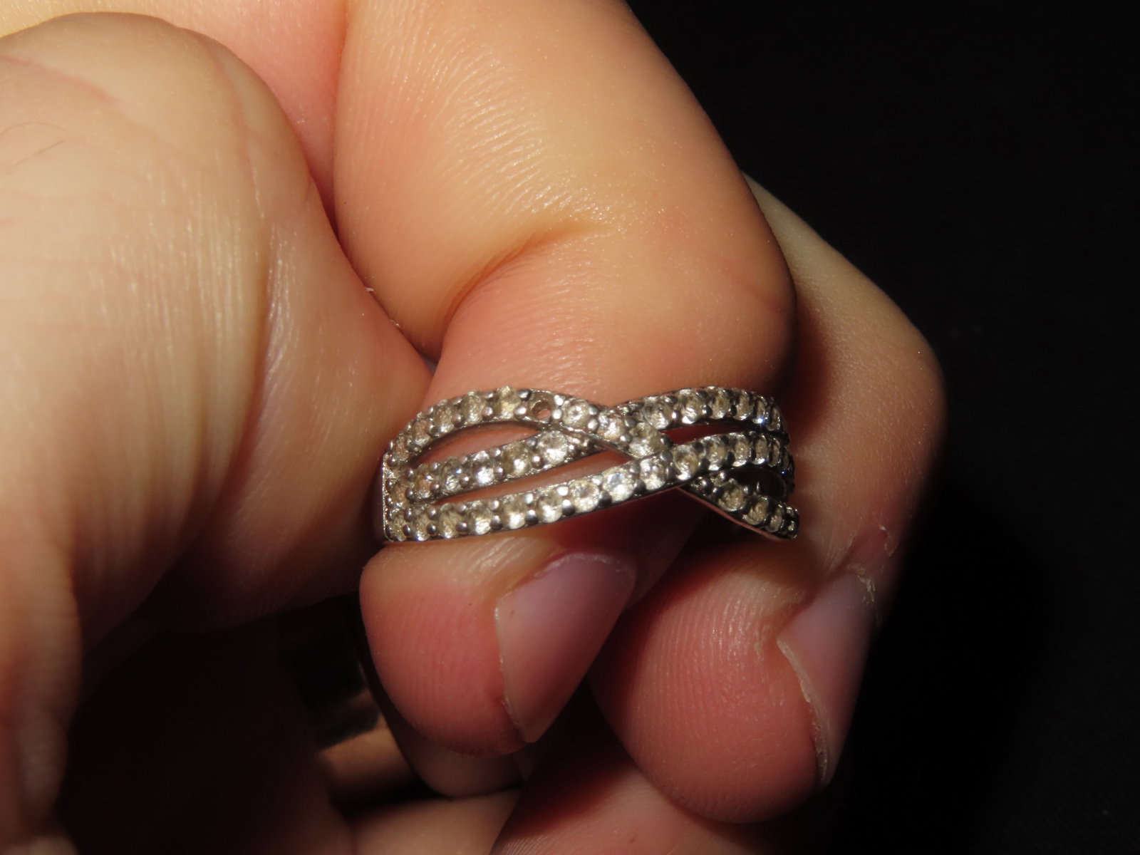 Silver Ring, Stones Untested: Silver Ring, Stones Untested
