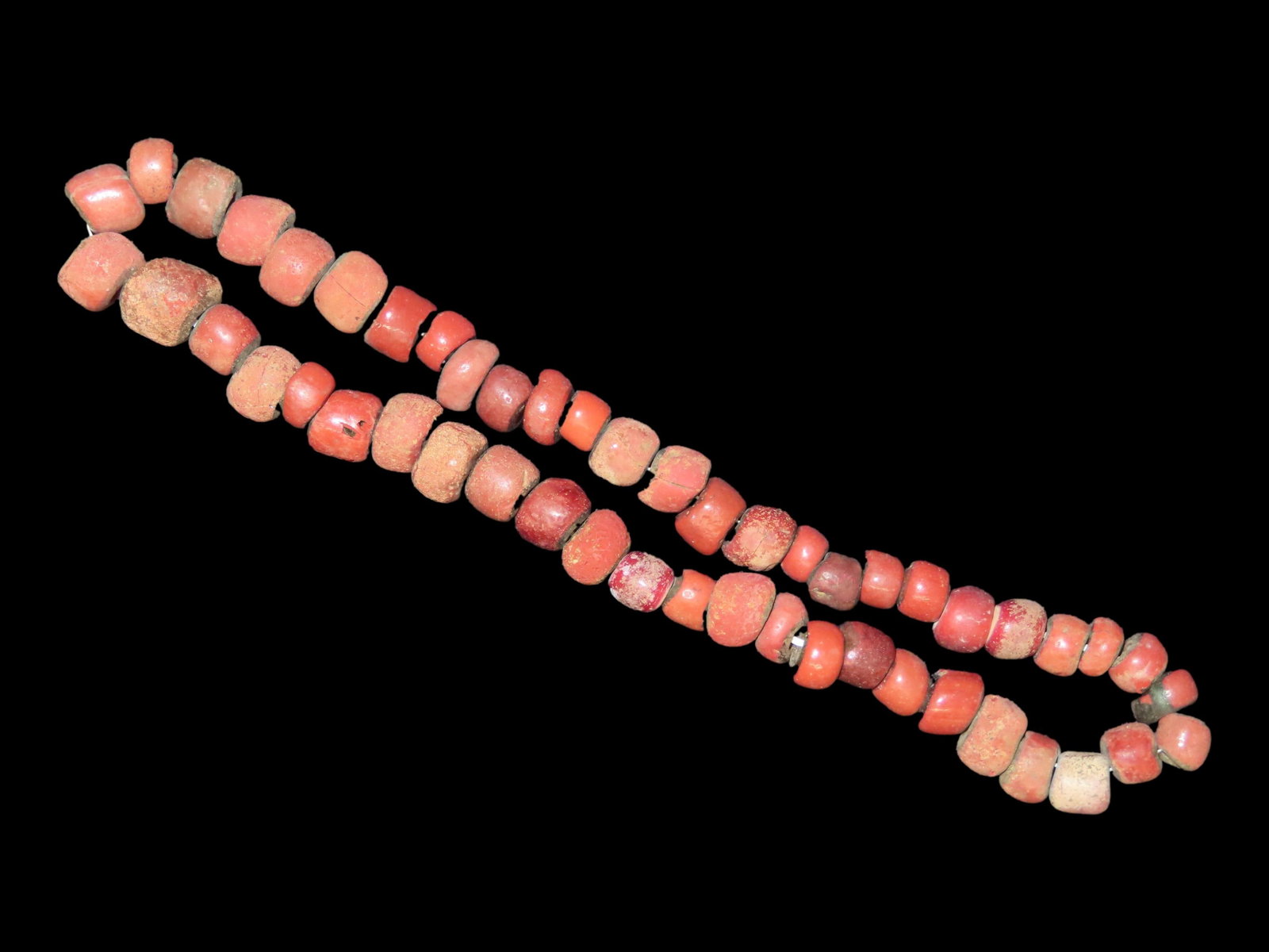 Historic Trade Bead Strand, Found in North Dakota, Acquired from Jerry Dickey (1 of 3)