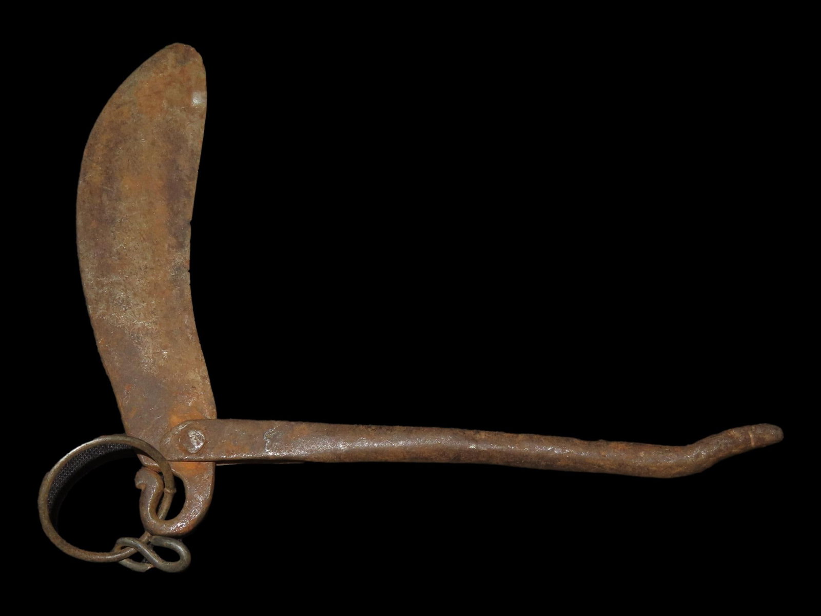 Antique African Fisherman Net Knife, 1800s: Antique African Fisherman Net Knife, 1800s