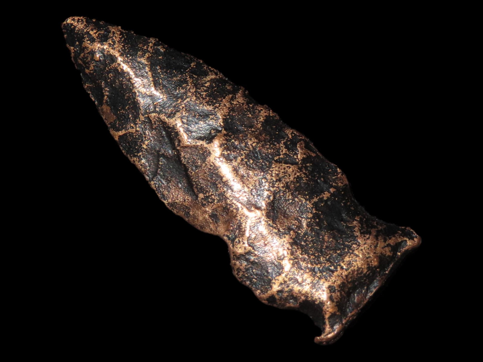 Unique Metal Cast Arrowhead with Document (1 of 7)