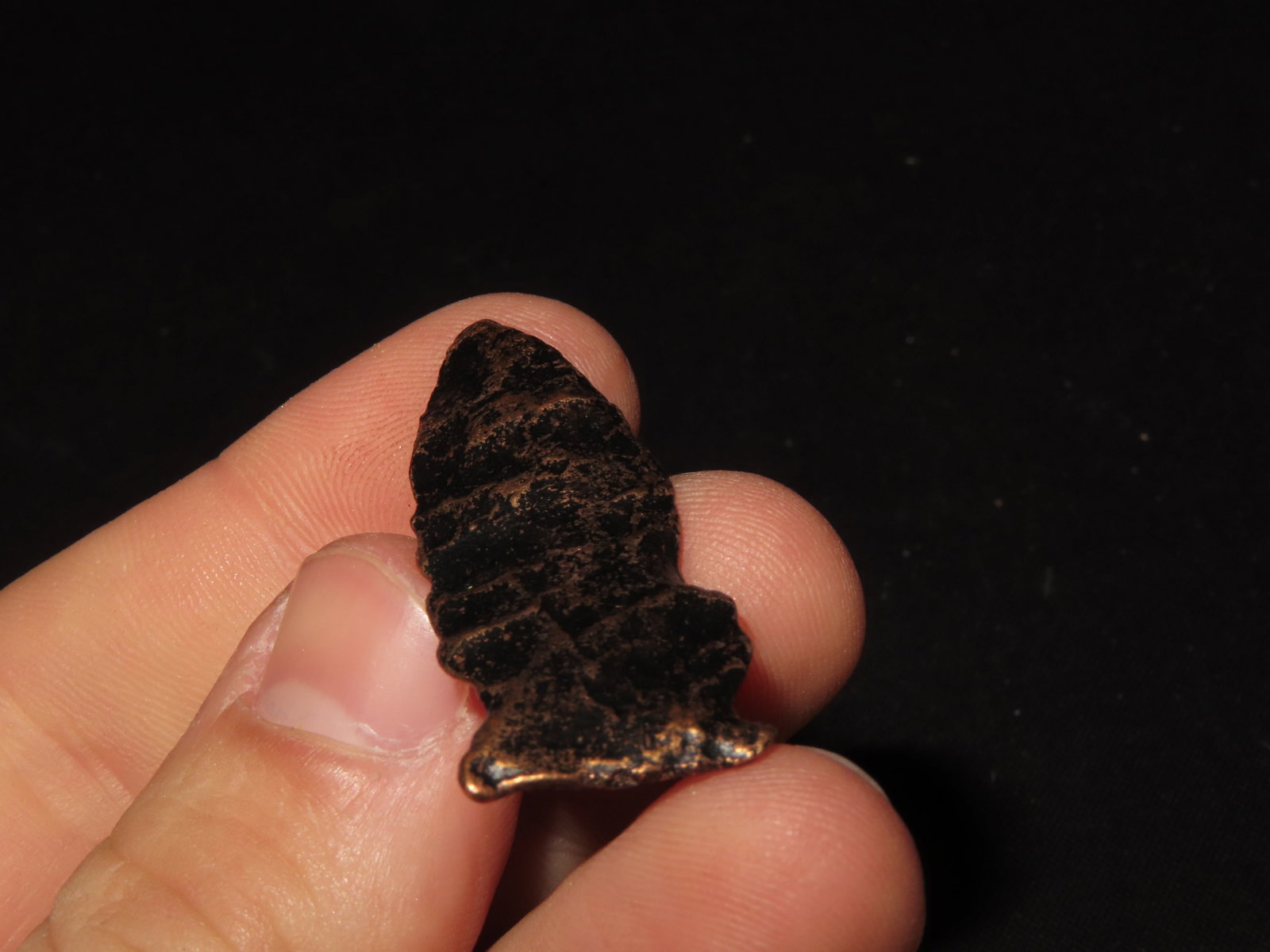 Unique Metal Cast Arrowhead with Document - 5