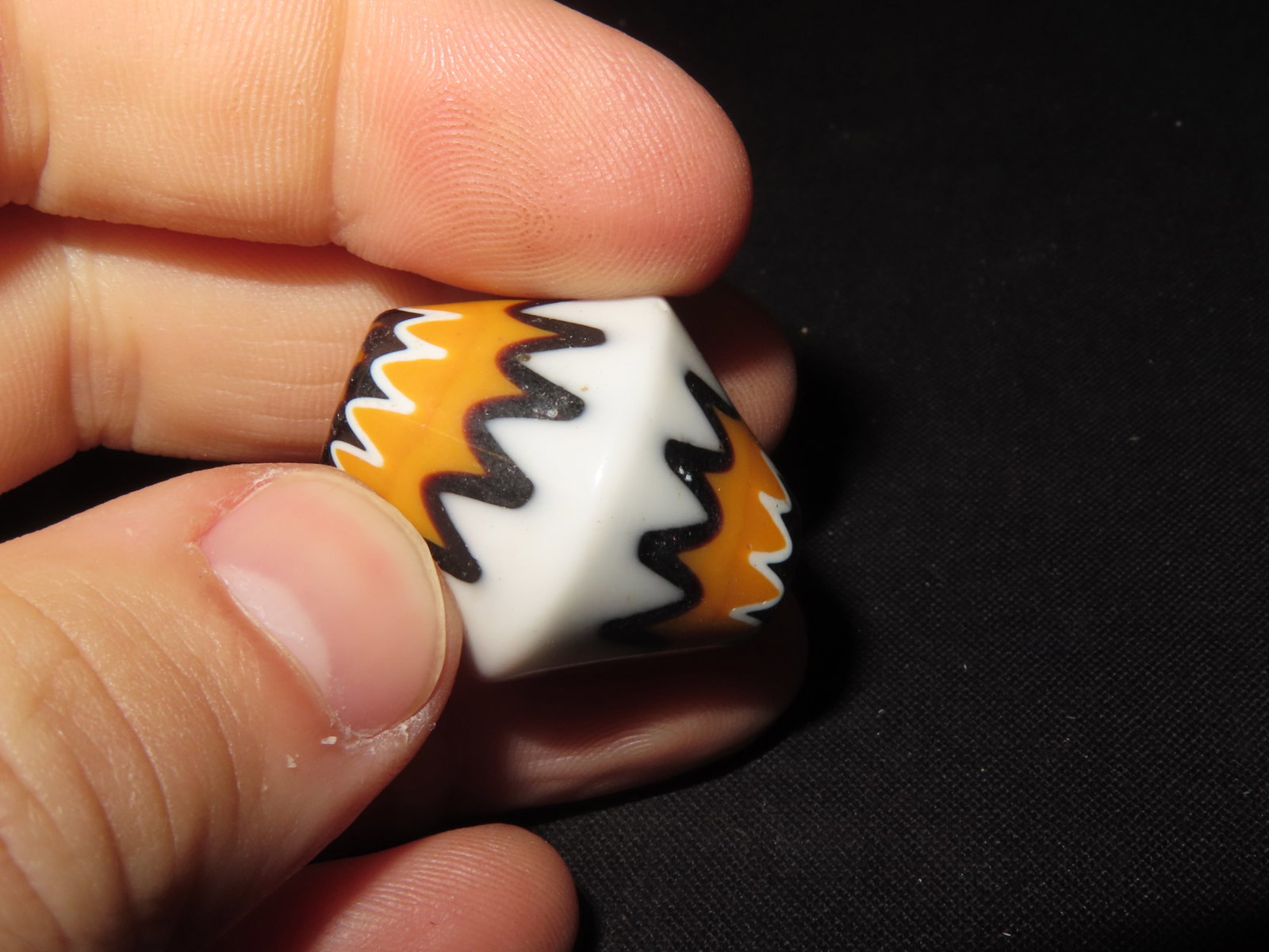 Chevron Glass Bead - 2